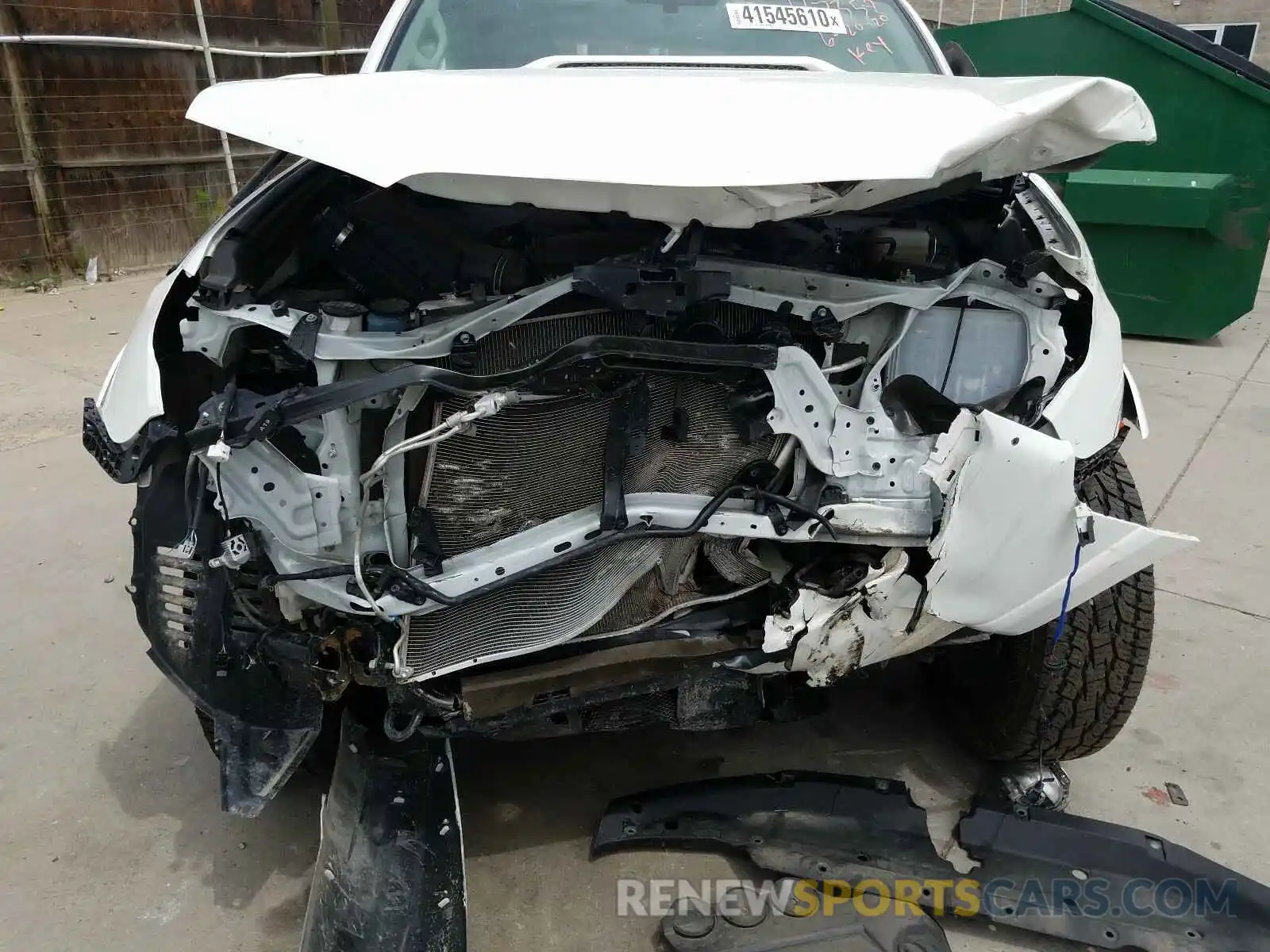 9 Photograph of a damaged car JTEBU5JR0K5622106 TOYOTA 4RUNNER 2019