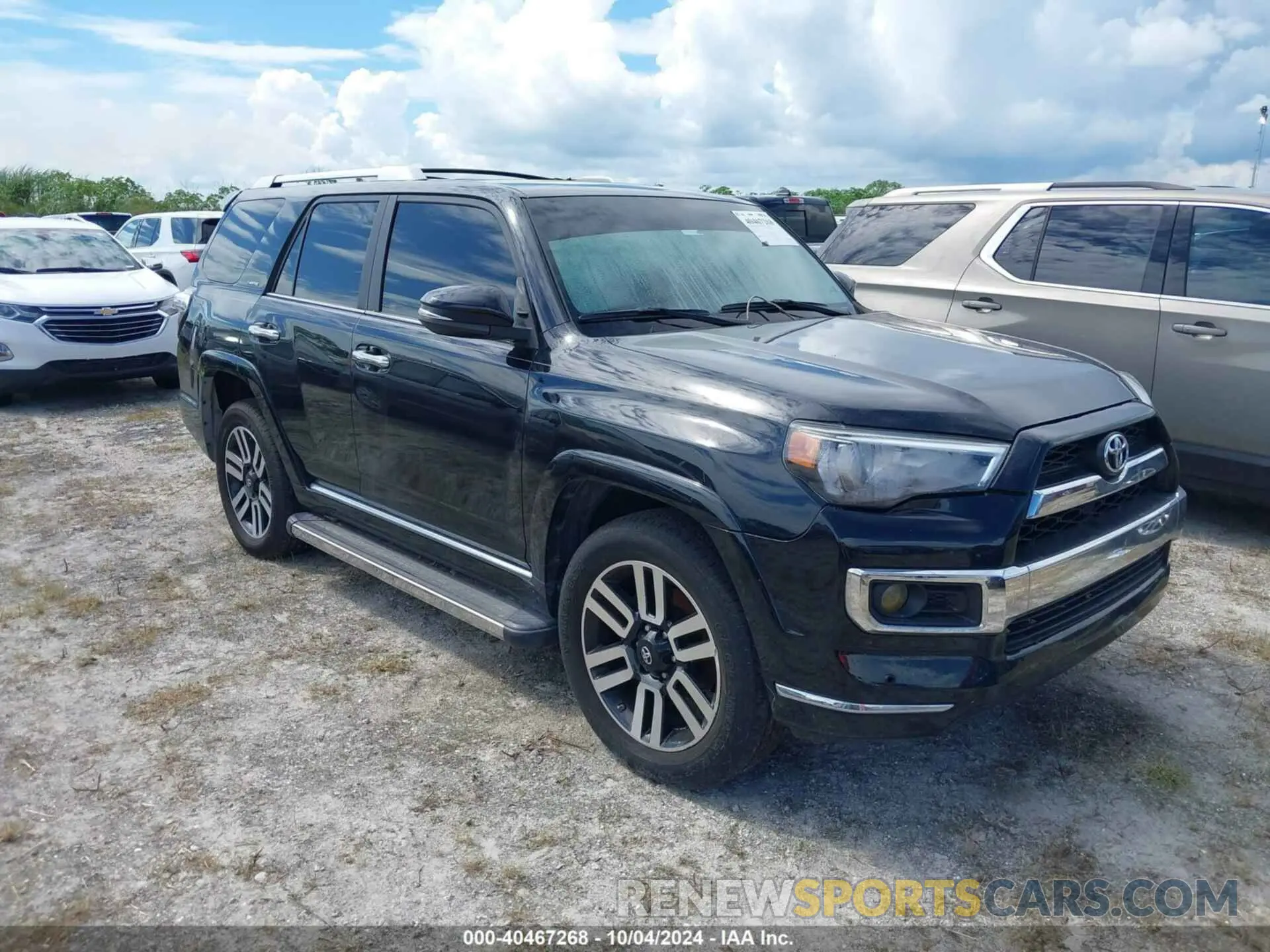1 Photograph of a damaged car JTEBU5JR0K5623921 TOYOTA 4RUNNER 2019