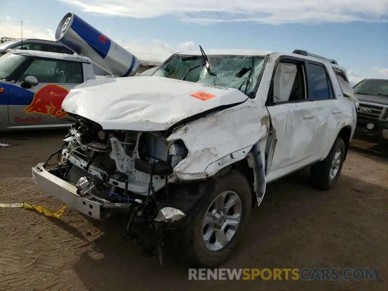 2 Photograph of a damaged car JTEBU5JR0K5627130 TOYOTA 4RUNNER 2019