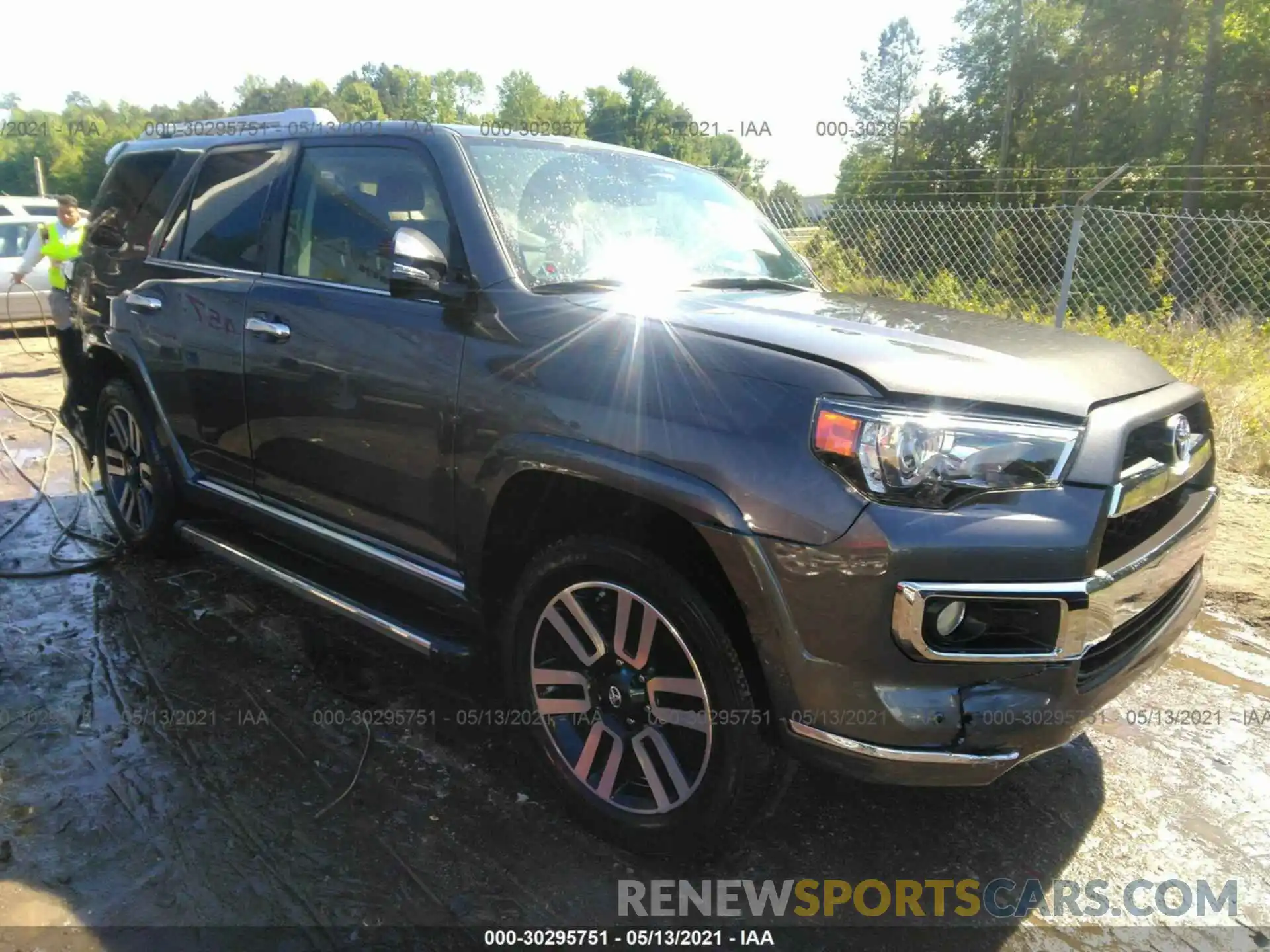 1 Photograph of a damaged car JTEBU5JR0K5633932 TOYOTA 4RUNNER 2019