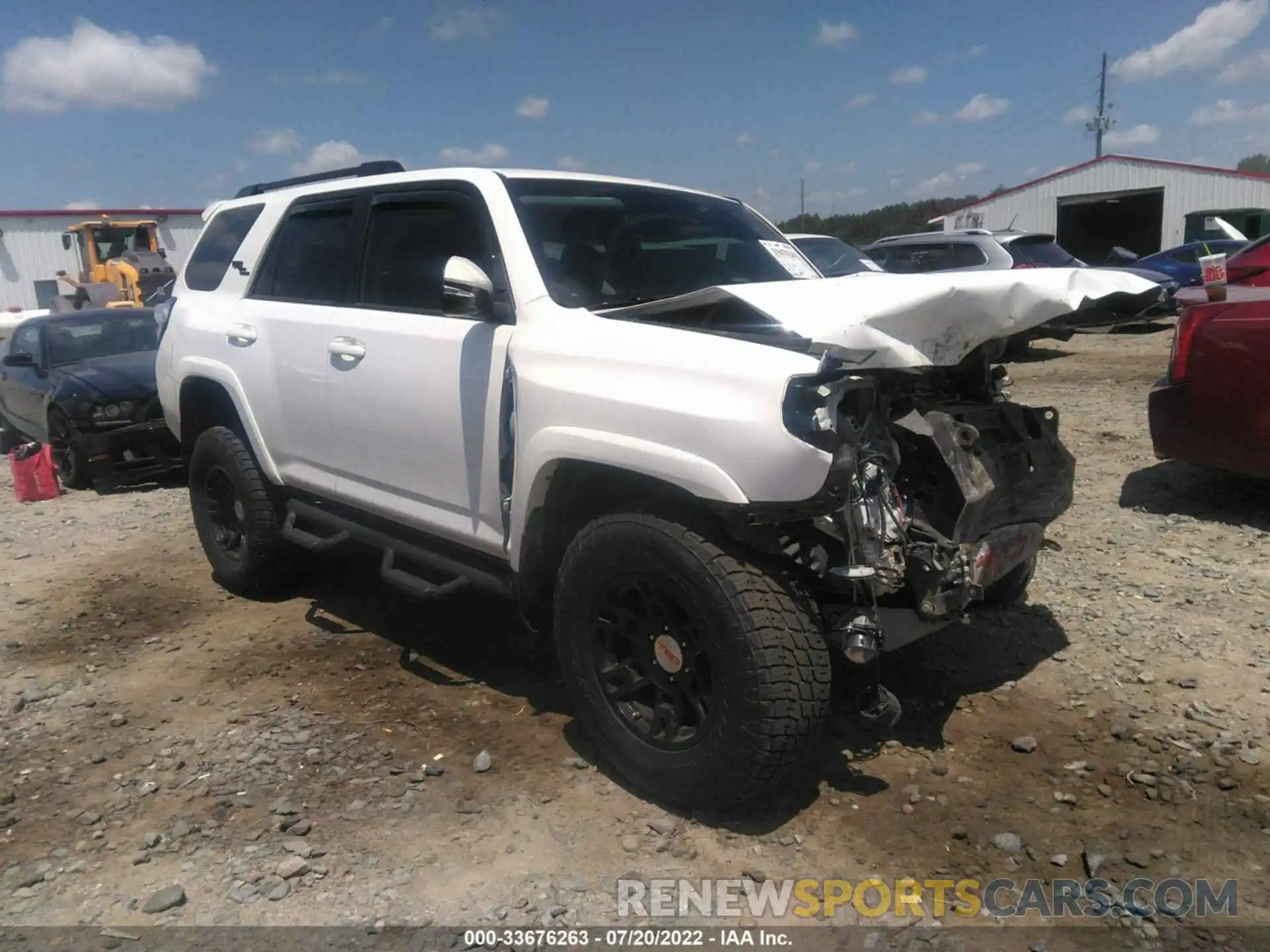 1 Photograph of a damaged car JTEBU5JR0K5636426 TOYOTA 4RUNNER 2019