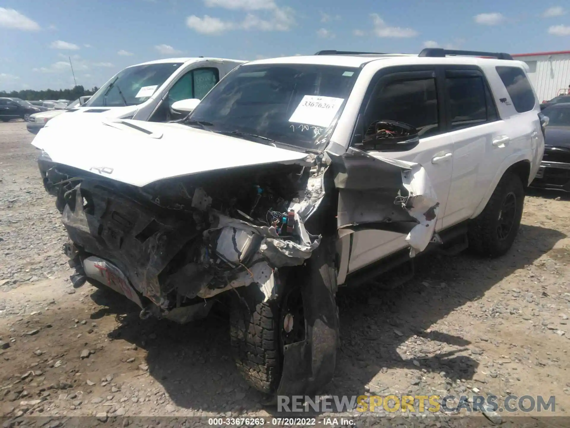 2 Photograph of a damaged car JTEBU5JR0K5636426 TOYOTA 4RUNNER 2019