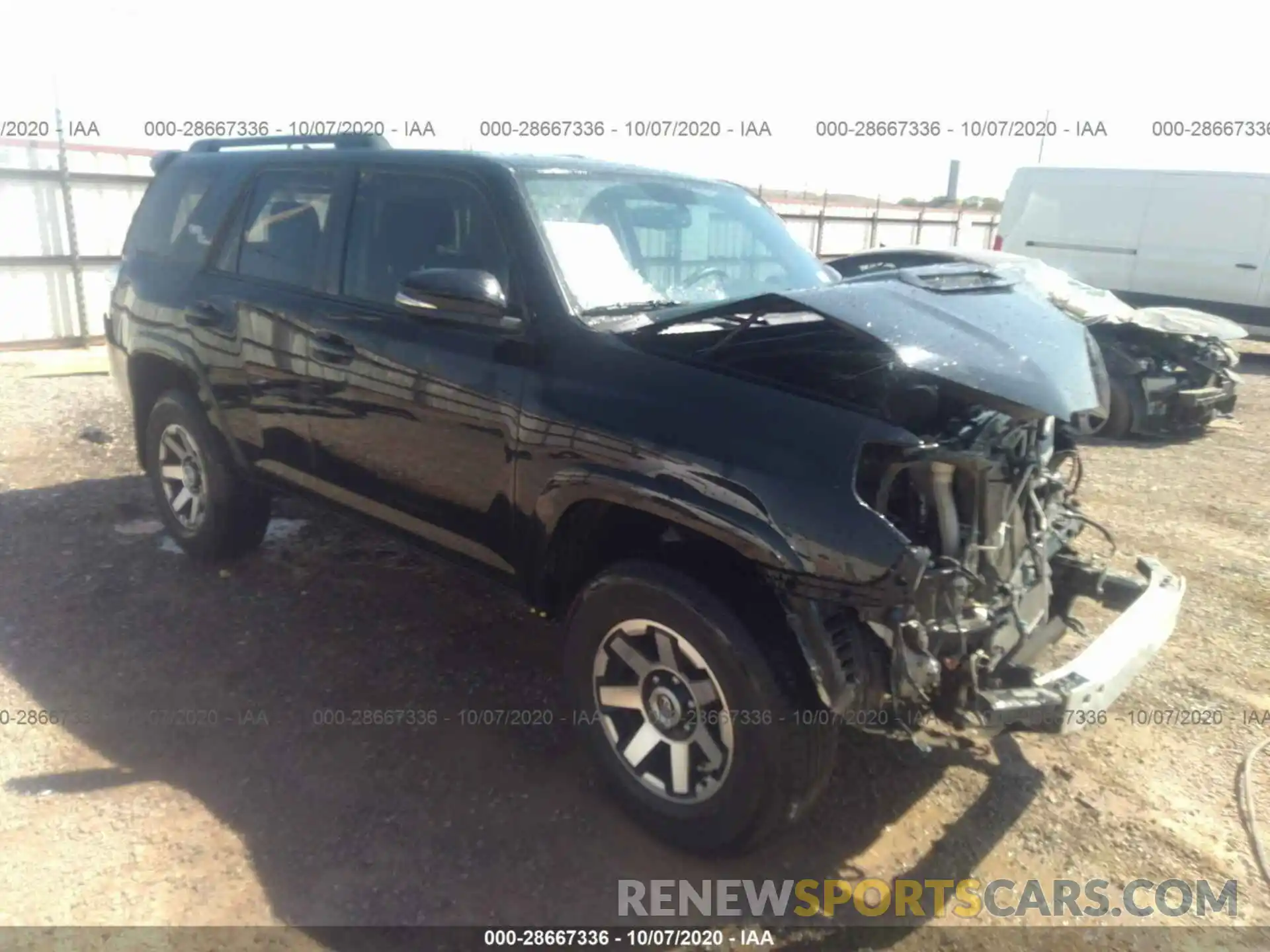 1 Photograph of a damaged car JTEBU5JR0K5636930 TOYOTA 4RUNNER 2019