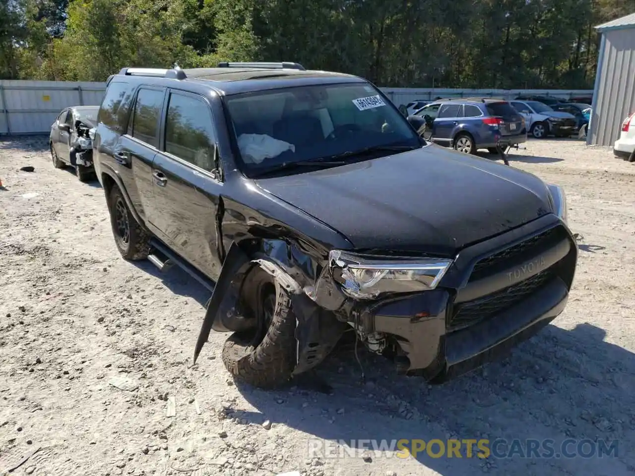 1 Photograph of a damaged car JTEBU5JR0K5653095 TOYOTA 4RUNNER 2019