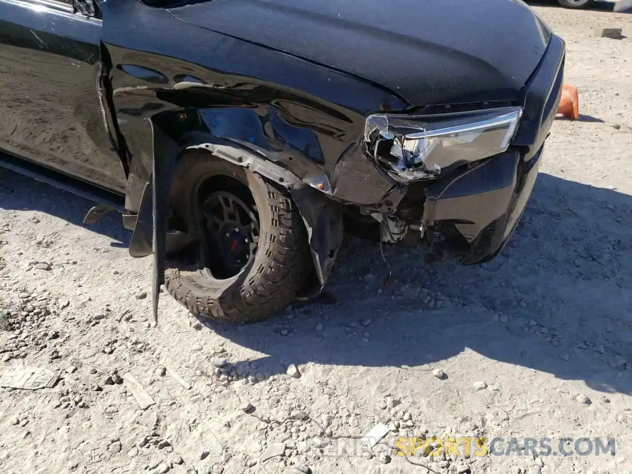 9 Photograph of a damaged car JTEBU5JR0K5653095 TOYOTA 4RUNNER 2019