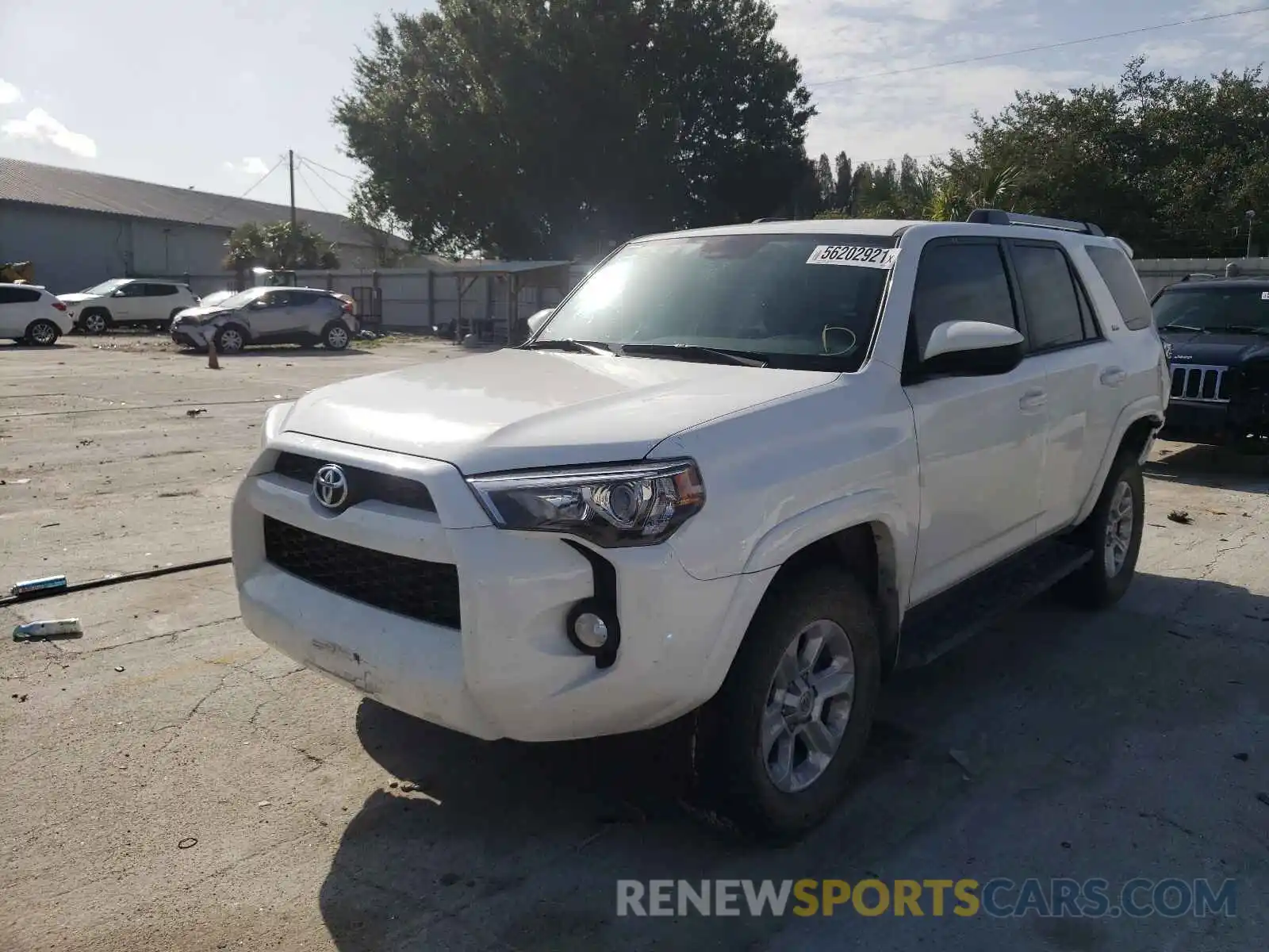 2 Photograph of a damaged car JTEBU5JR0K5653372 TOYOTA 4RUNNER 2019