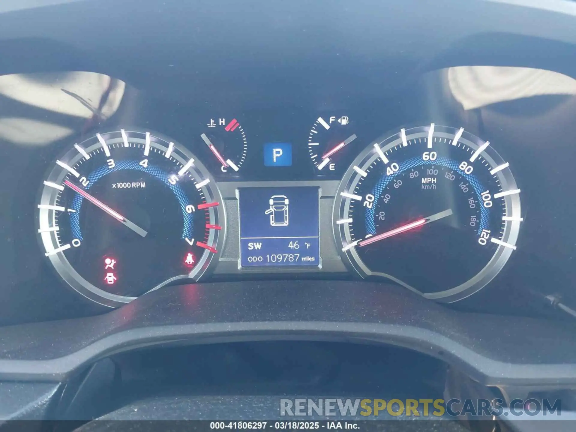 7 Photograph of a damaged car JTEBU5JR0K5655526 TOYOTA 4RUNNER 2019