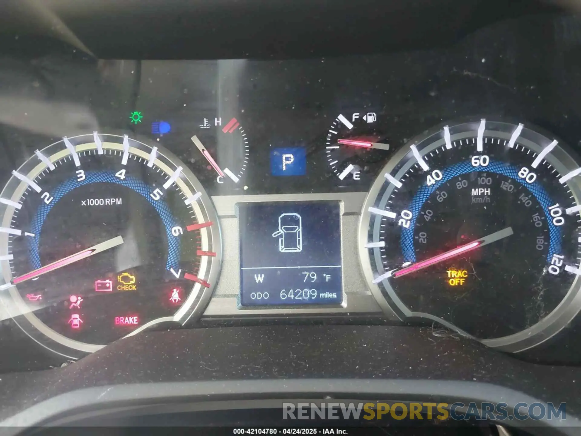 7 Photograph of a damaged car JTEBU5JR0K5664825 TOYOTA 4RUNNER 2019