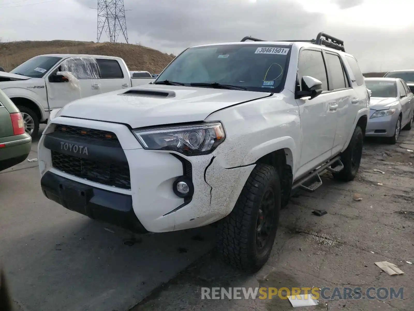 2 Photograph of a damaged car JTEBU5JR0K5673881 TOYOTA 4RUNNER 2019