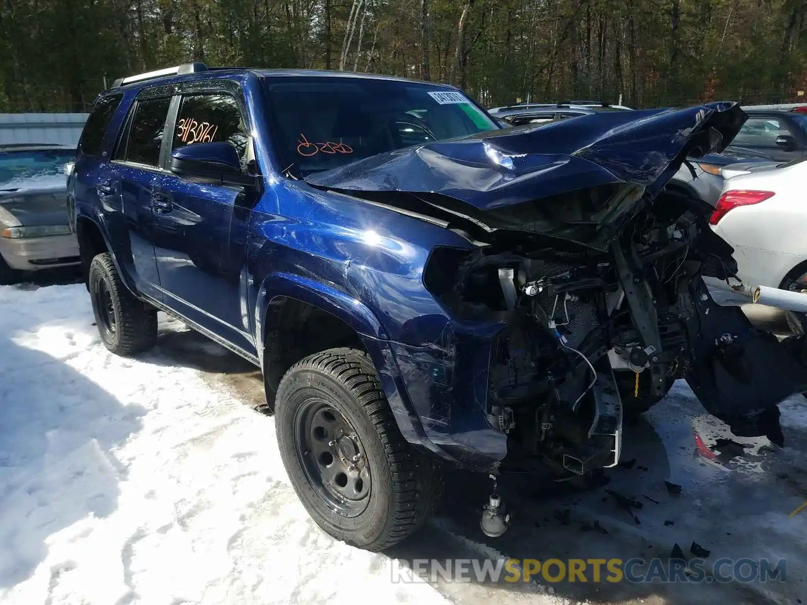 1 Photograph of a damaged car JTEBU5JR0K5679650 TOYOTA 4RUNNER 2019