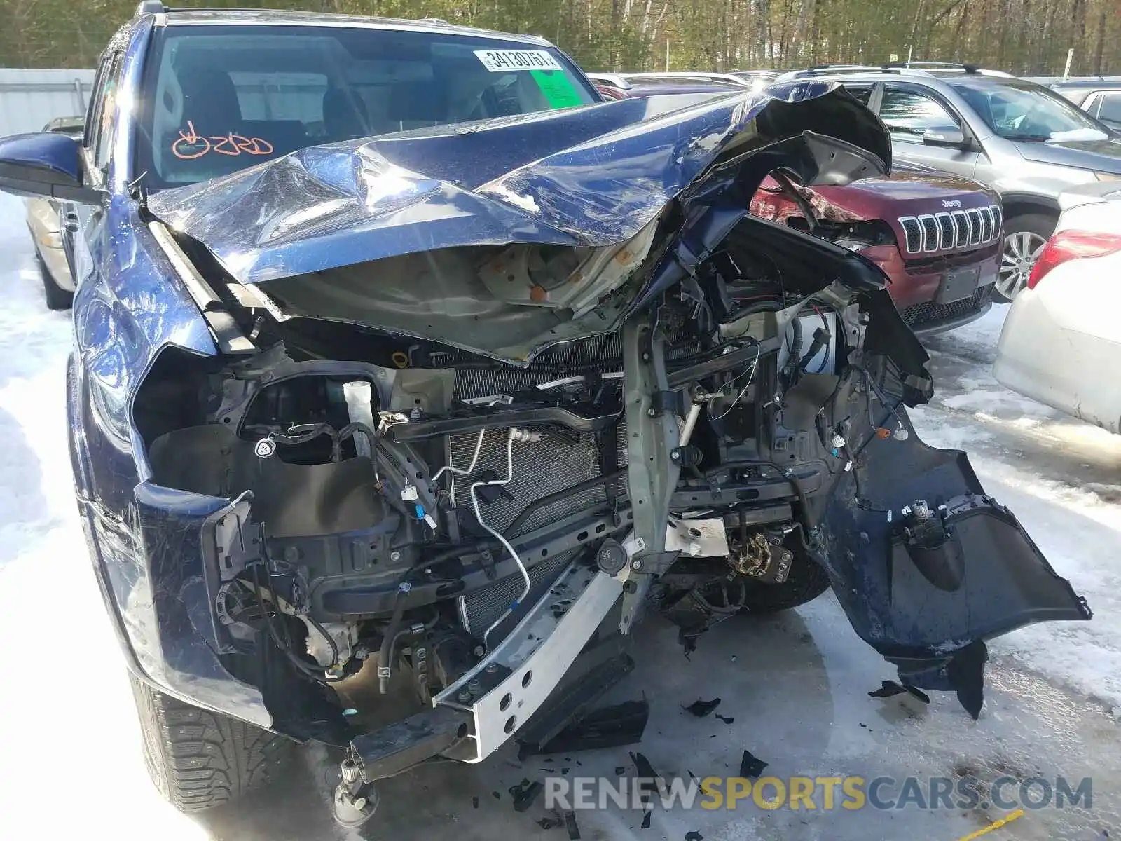 9 Photograph of a damaged car JTEBU5JR0K5679650 TOYOTA 4RUNNER 2019