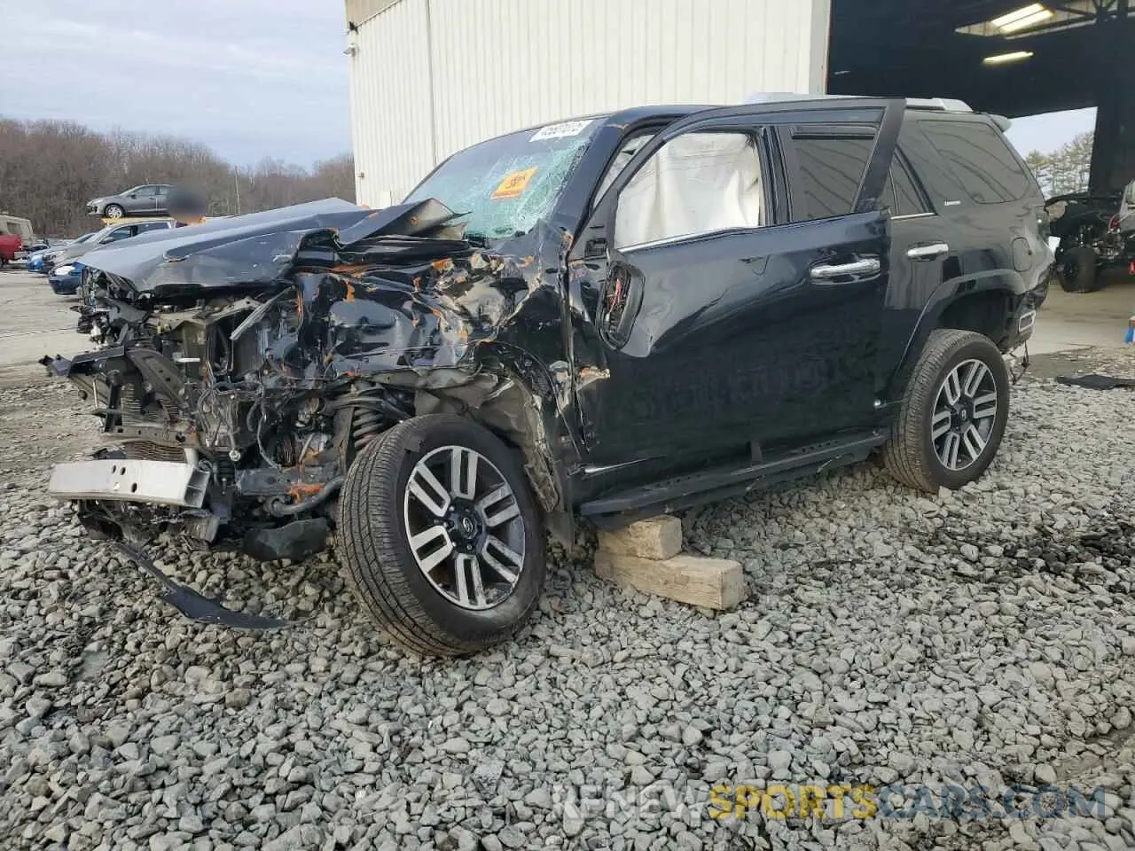 1 Photograph of a damaged car JTEBU5JR0K5686341 TOYOTA 4RUNNER 2019