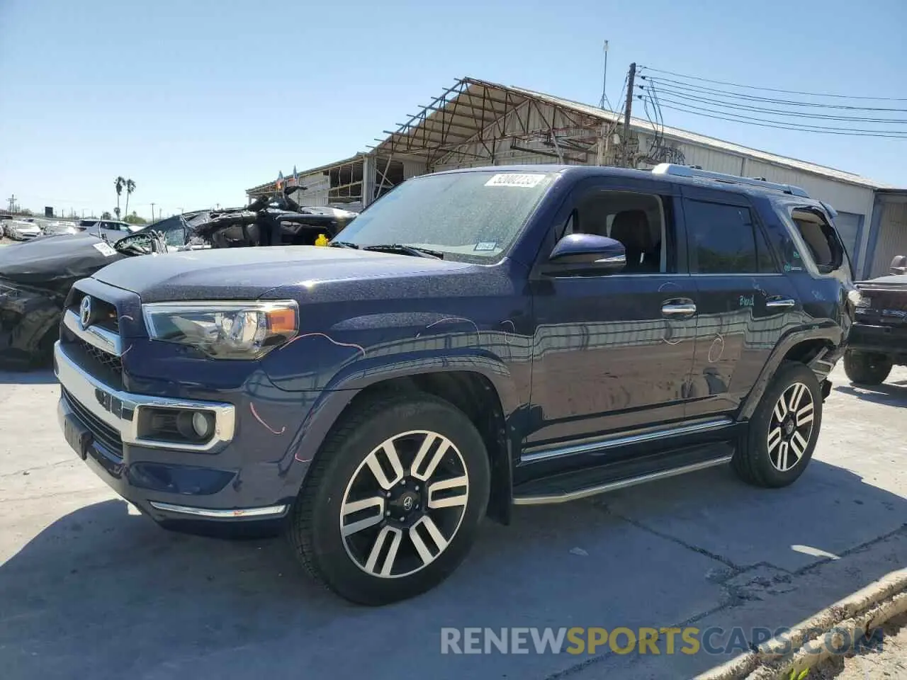 1 Photograph of a damaged car JTEBU5JR0K5701212 TOYOTA 4RUNNER 2019