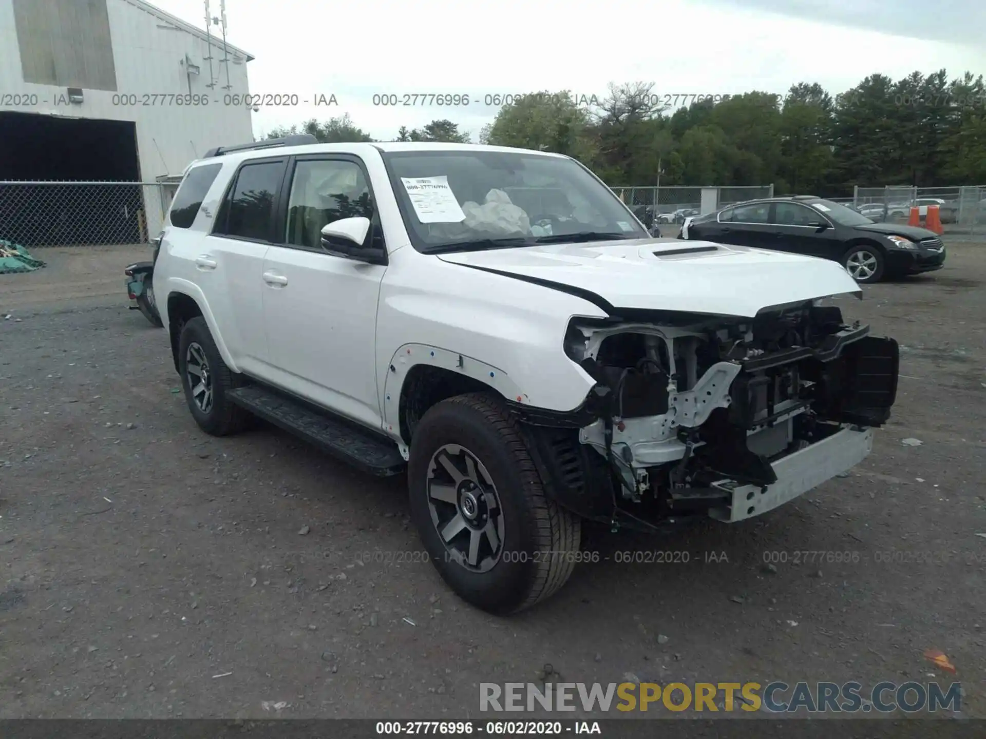 1 Photograph of a damaged car JTEBU5JR0K5718219 TOYOTA 4RUNNER 2019