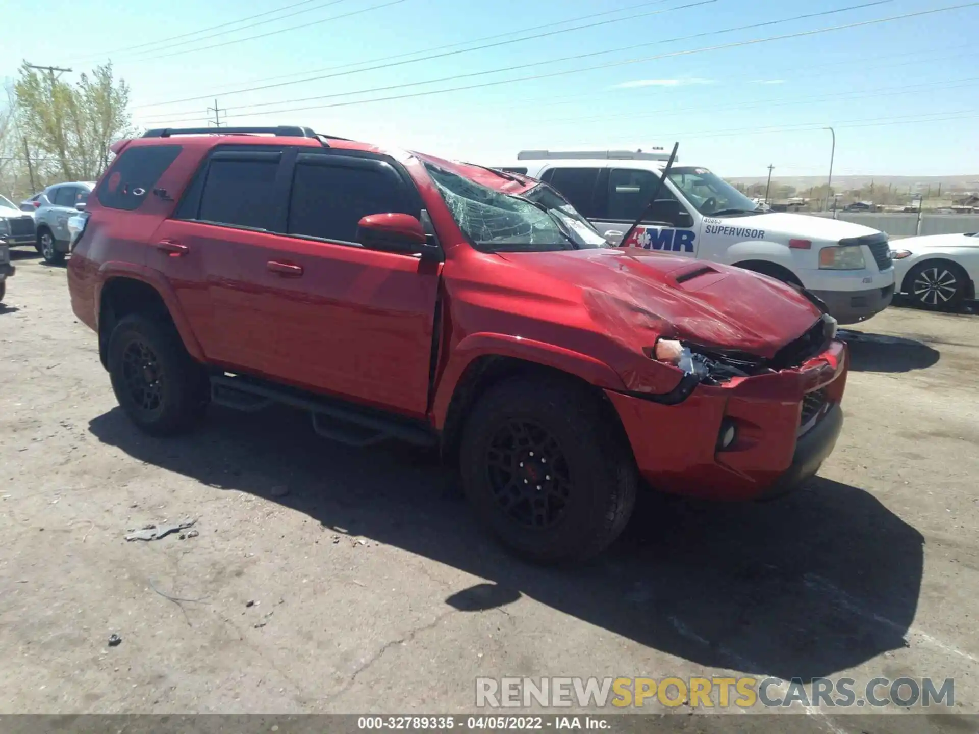 1 Photograph of a damaged car JTEBU5JR0K5728040 TOYOTA 4RUNNER 2019