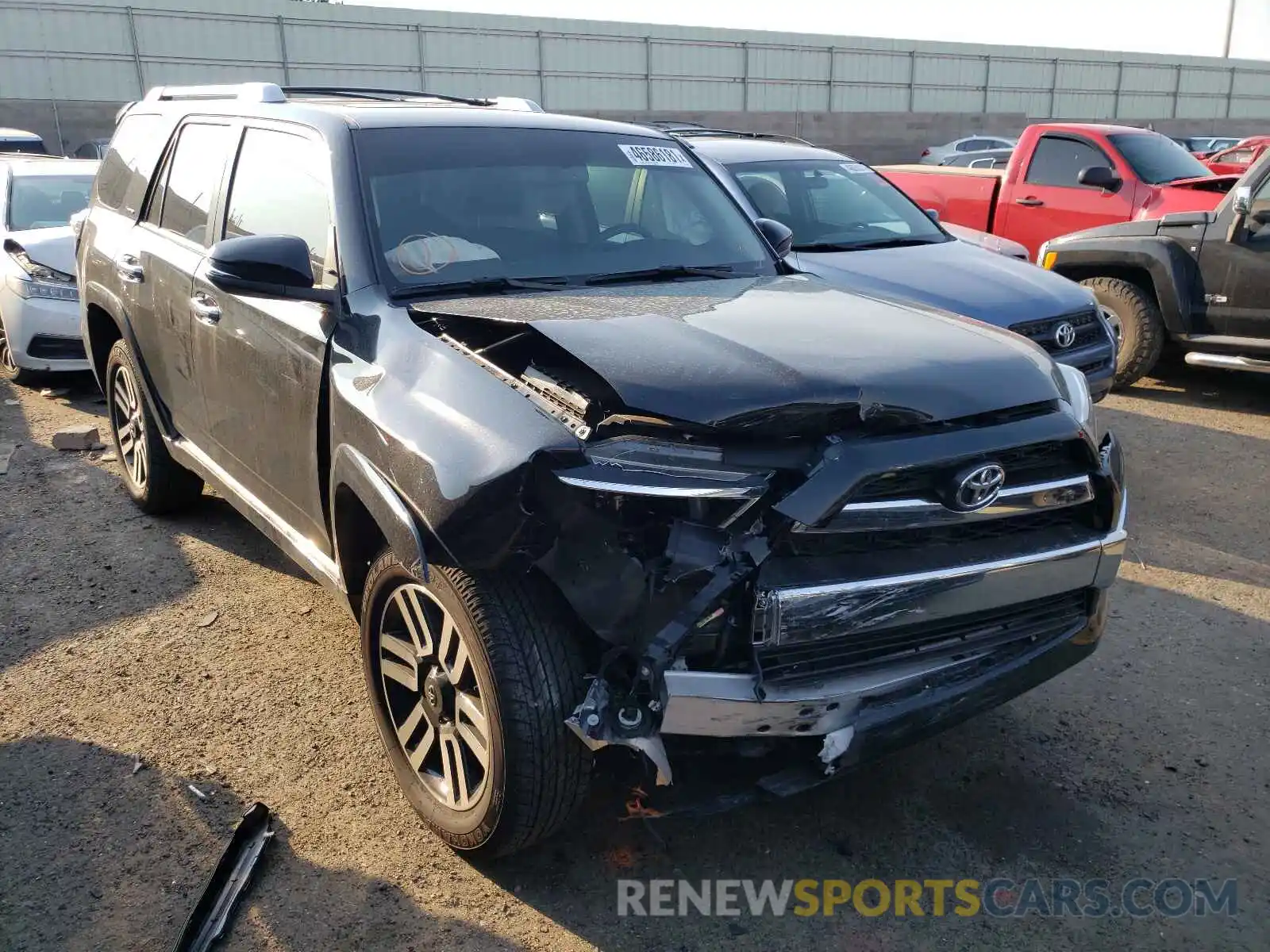 1 Photograph of a damaged car JTEBU5JR0K5728619 TOYOTA 4RUNNER 2019