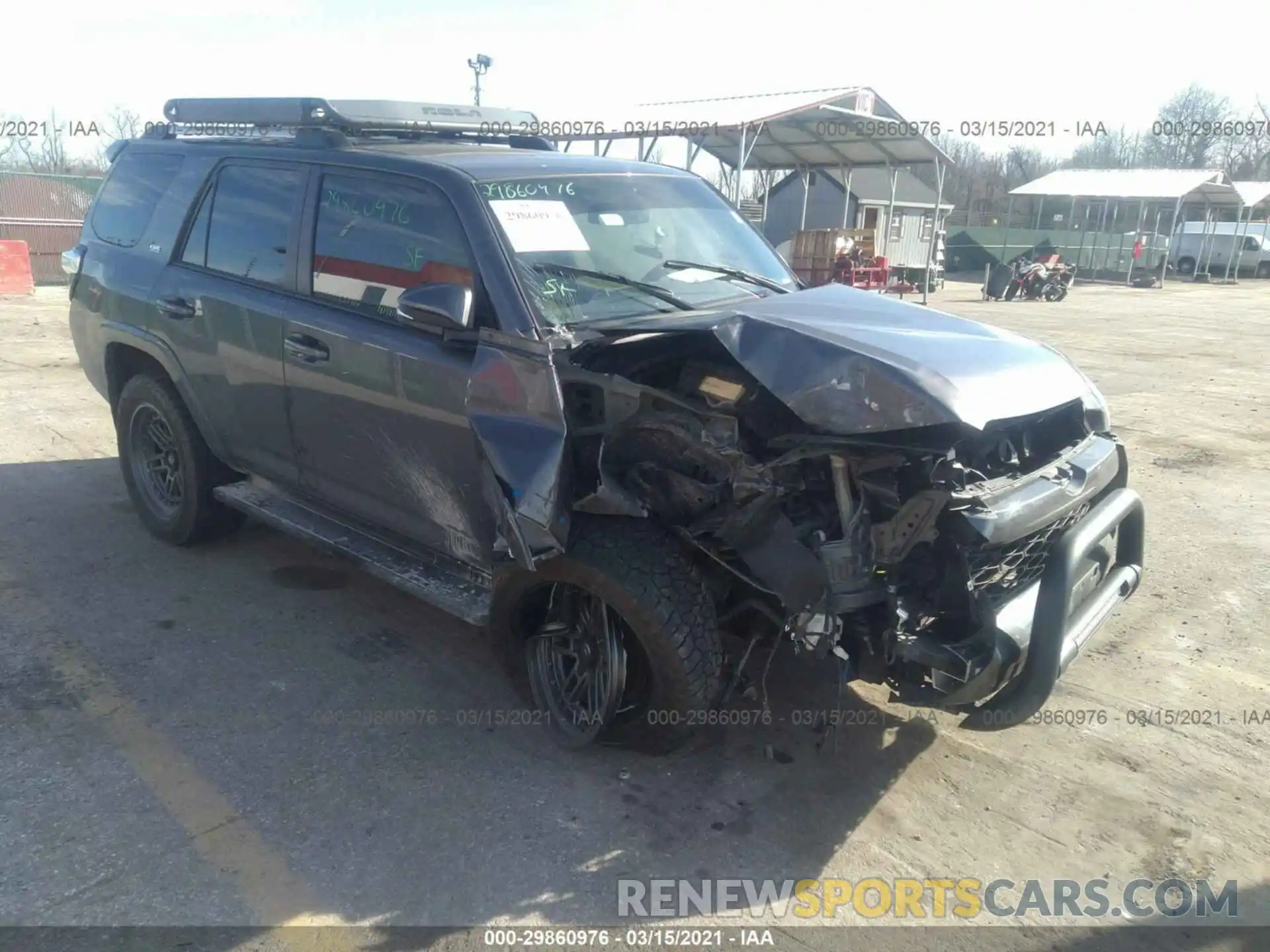 1 Photograph of a damaged car JTEBU5JR1K5614967 TOYOTA 4RUNNER 2019