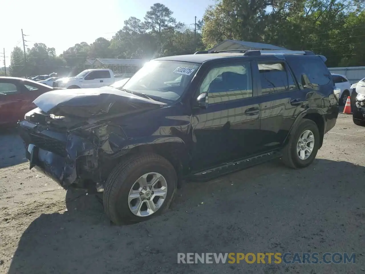 1 Photograph of a damaged car JTEBU5JR1K5615178 TOYOTA 4RUNNER 2019