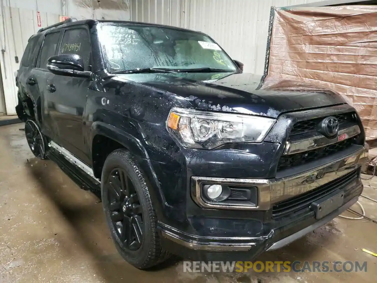 1 Photograph of a damaged car JTEBU5JR1K5617285 TOYOTA 4RUNNER 2019