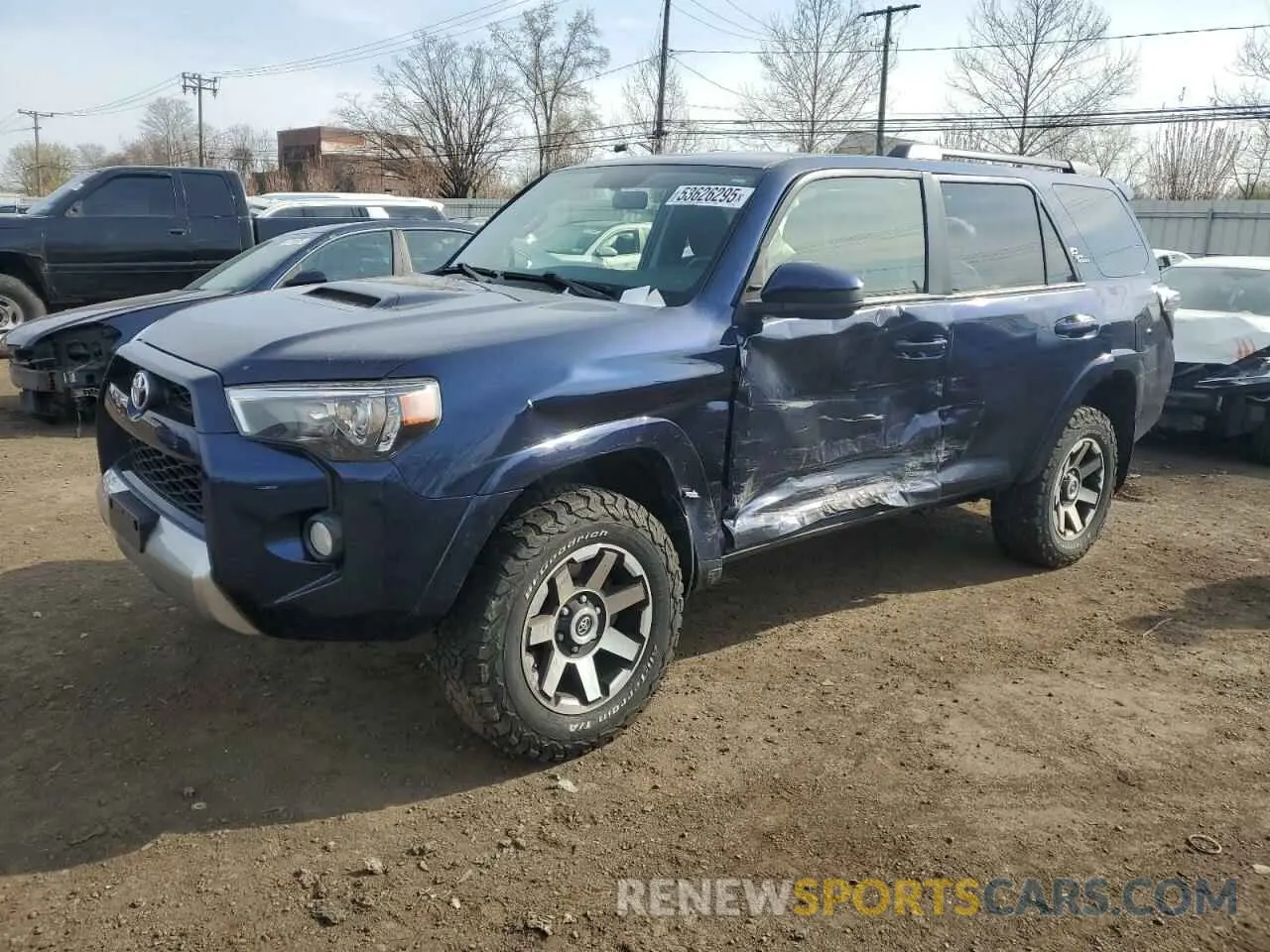 1 Photograph of a damaged car JTEBU5JR1K5619652 TOYOTA 4RUNNER 2019