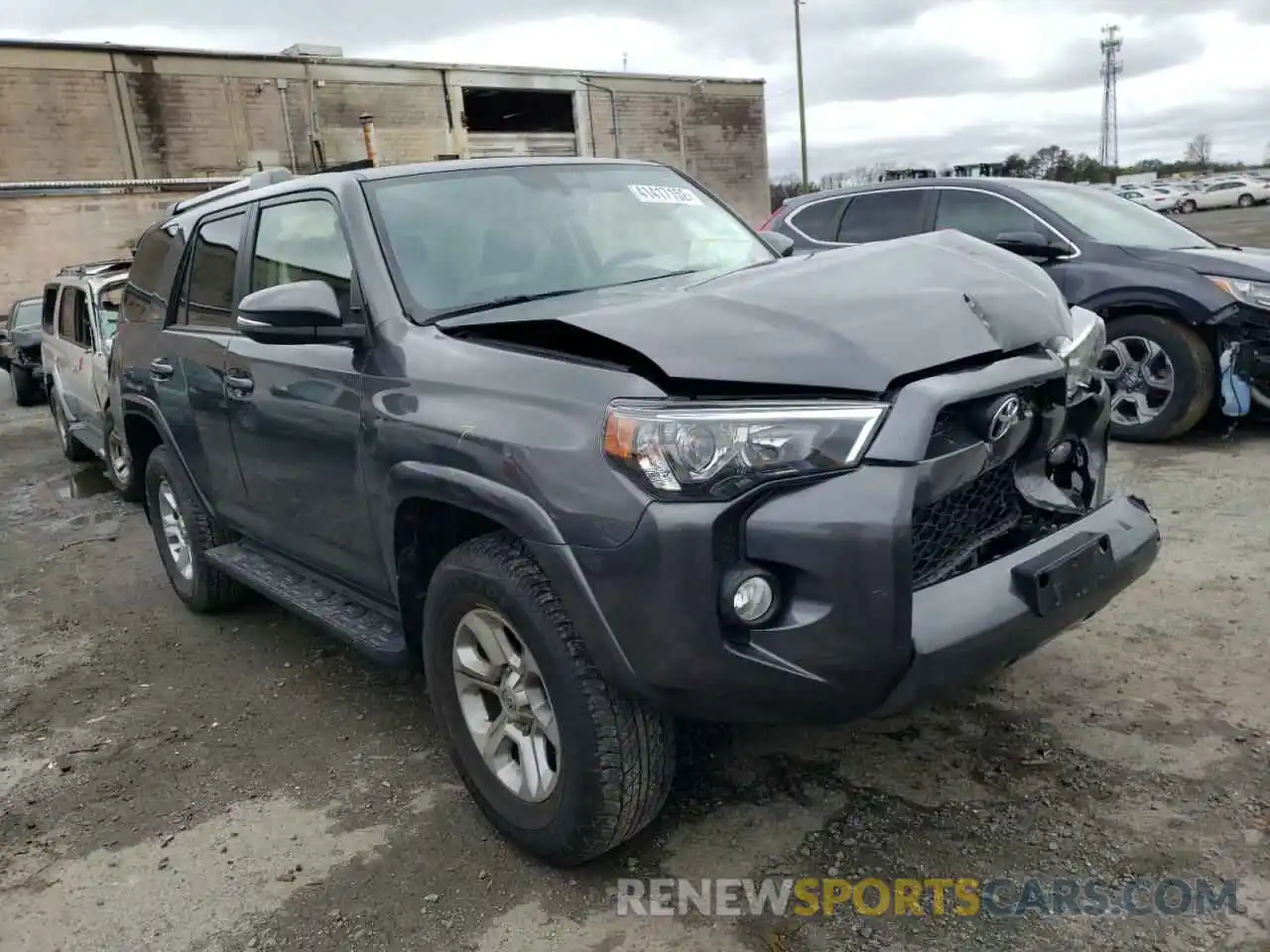 1 Photograph of a damaged car JTEBU5JR1K5623510 TOYOTA 4RUNNER 2019