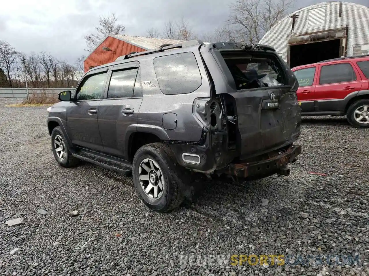 2 Photograph of a damaged car JTEBU5JR1K5623569 TOYOTA 4RUNNER 2019