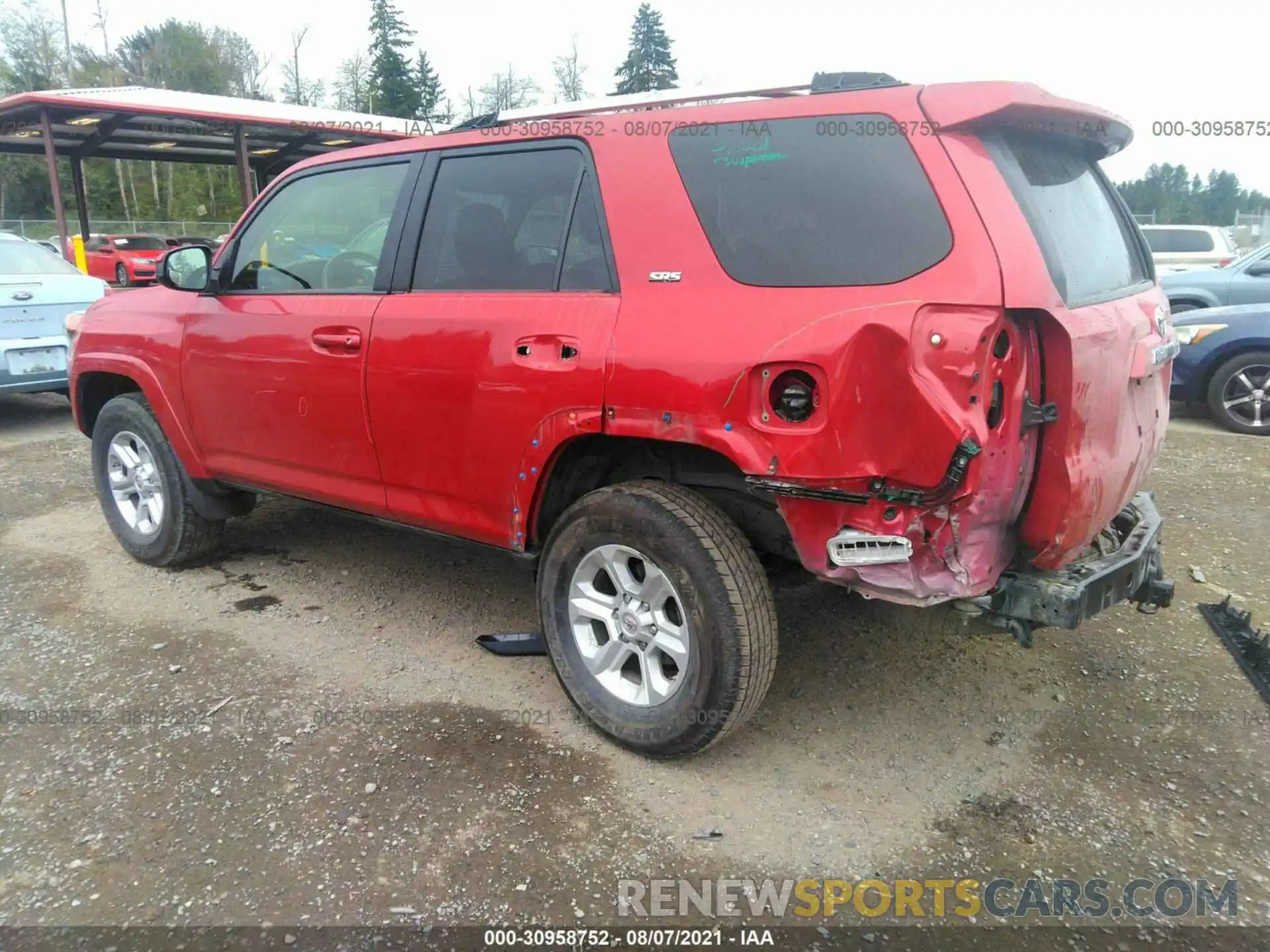 3 Photograph of a damaged car JTEBU5JR1K5626116 TOYOTA 4RUNNER 2019