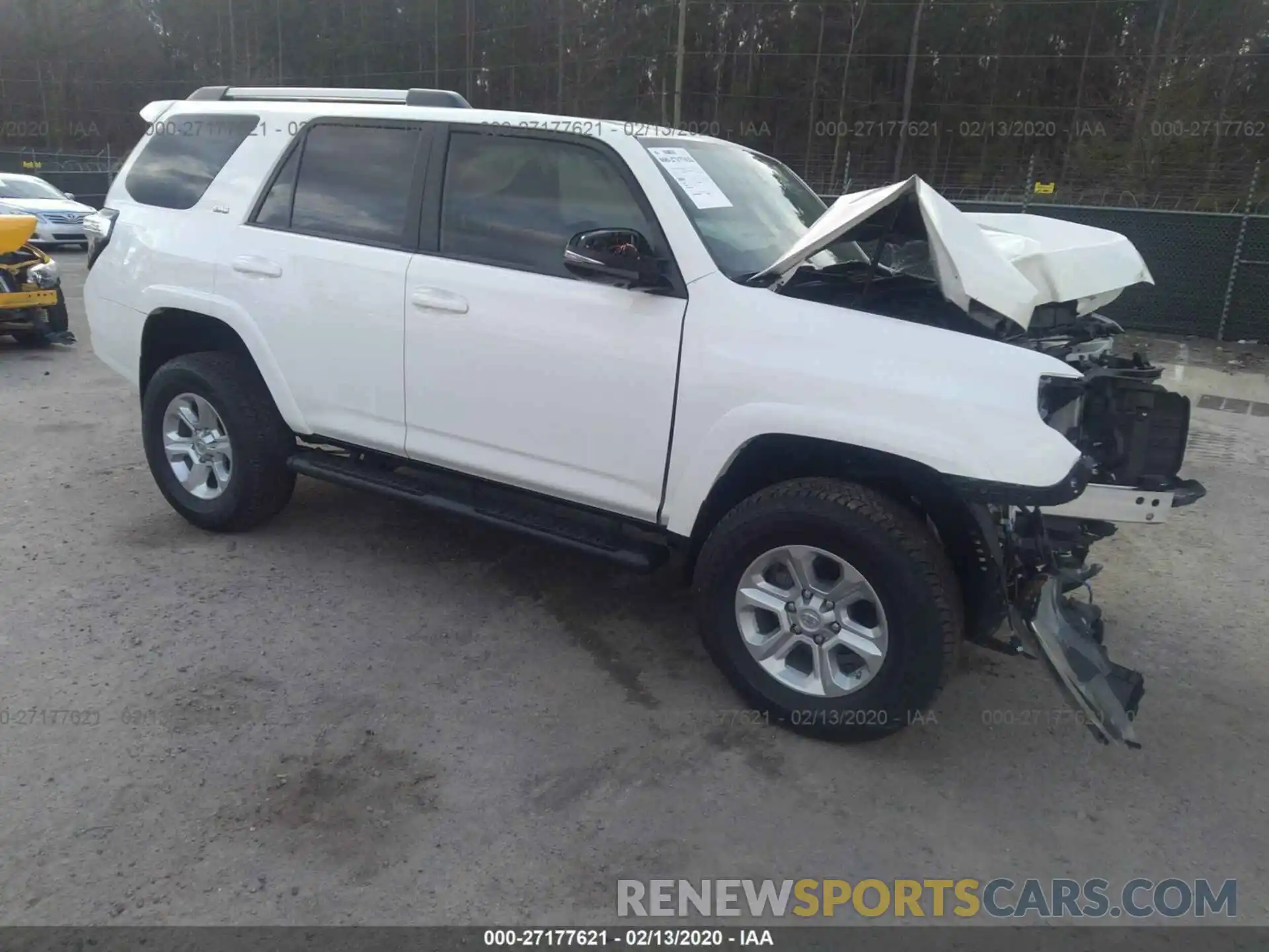 1 Photograph of a damaged car JTEBU5JR1K5627430 TOYOTA 4RUNNER 2019