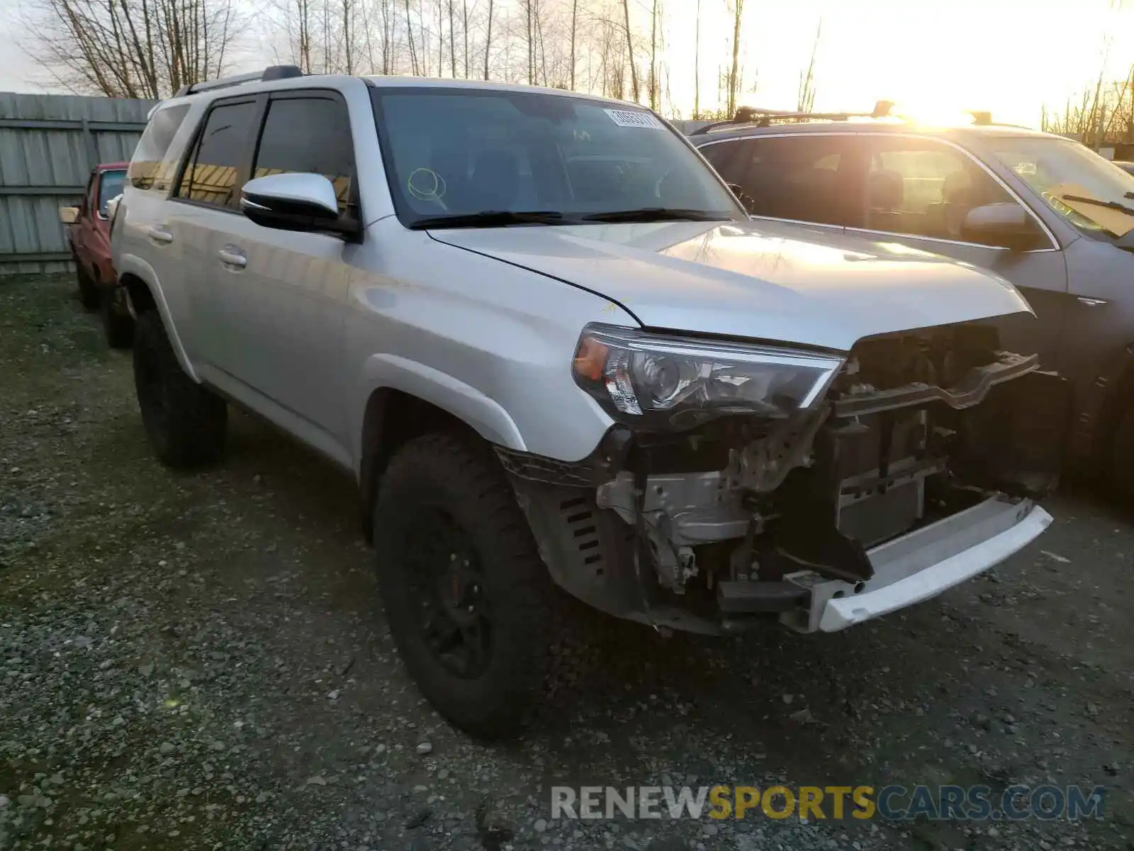 1 Photograph of a damaged car JTEBU5JR1K5631414 TOYOTA 4RUNNER 2019