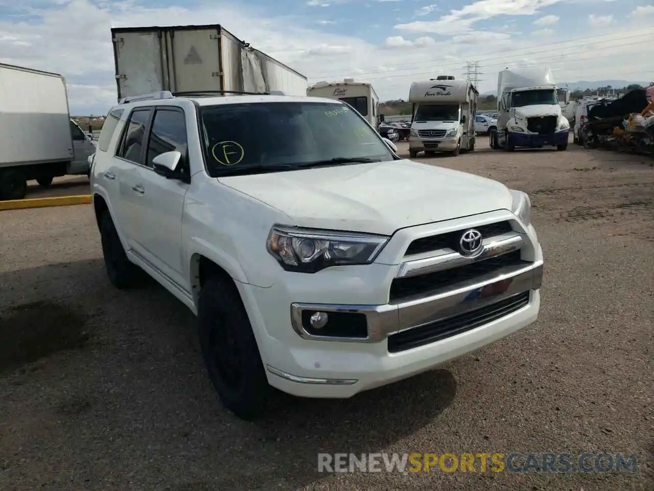 1 Photograph of a damaged car JTEBU5JR1K5635592 TOYOTA 4RUNNER 2019