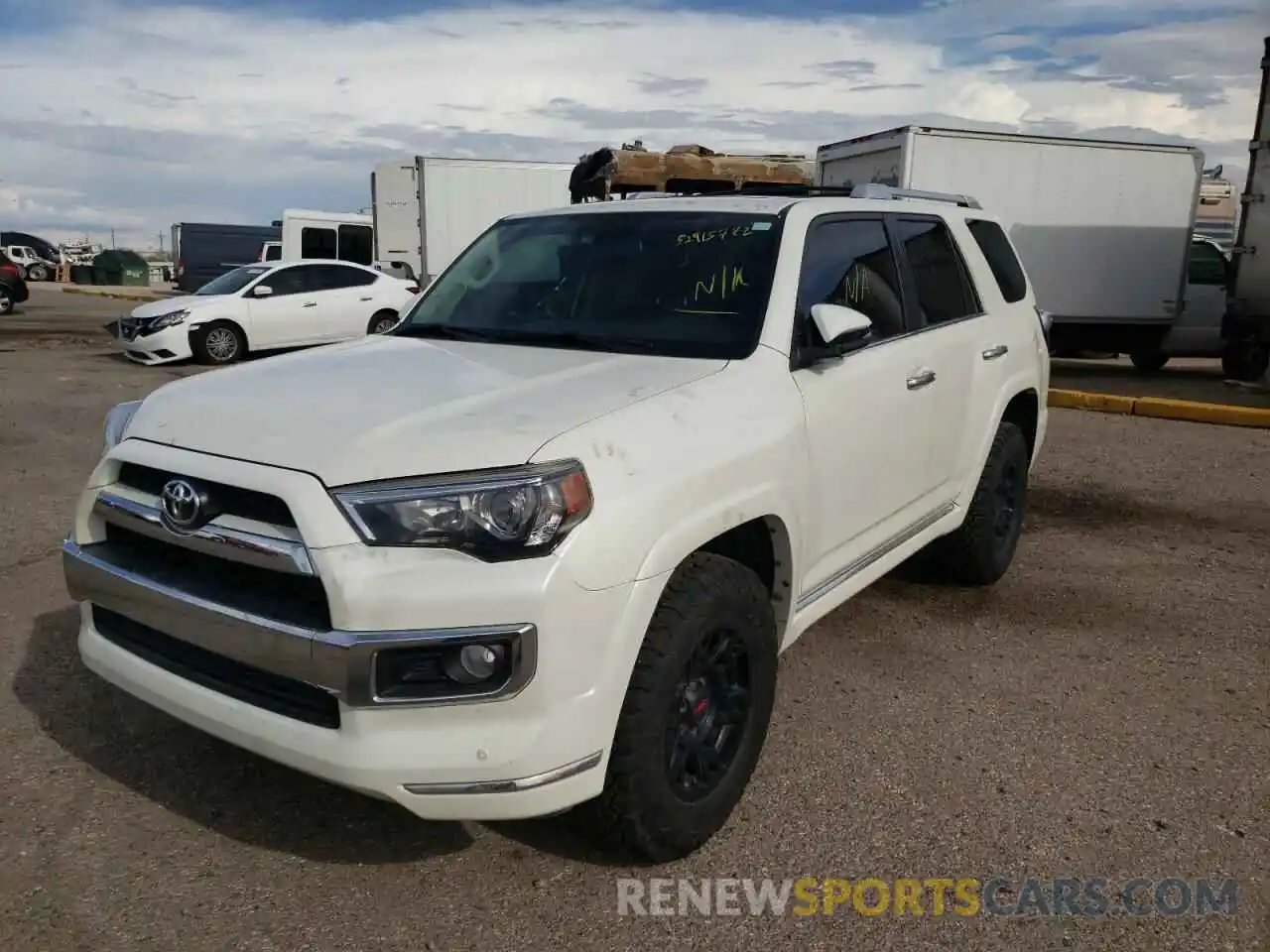 2 Photograph of a damaged car JTEBU5JR1K5635592 TOYOTA 4RUNNER 2019