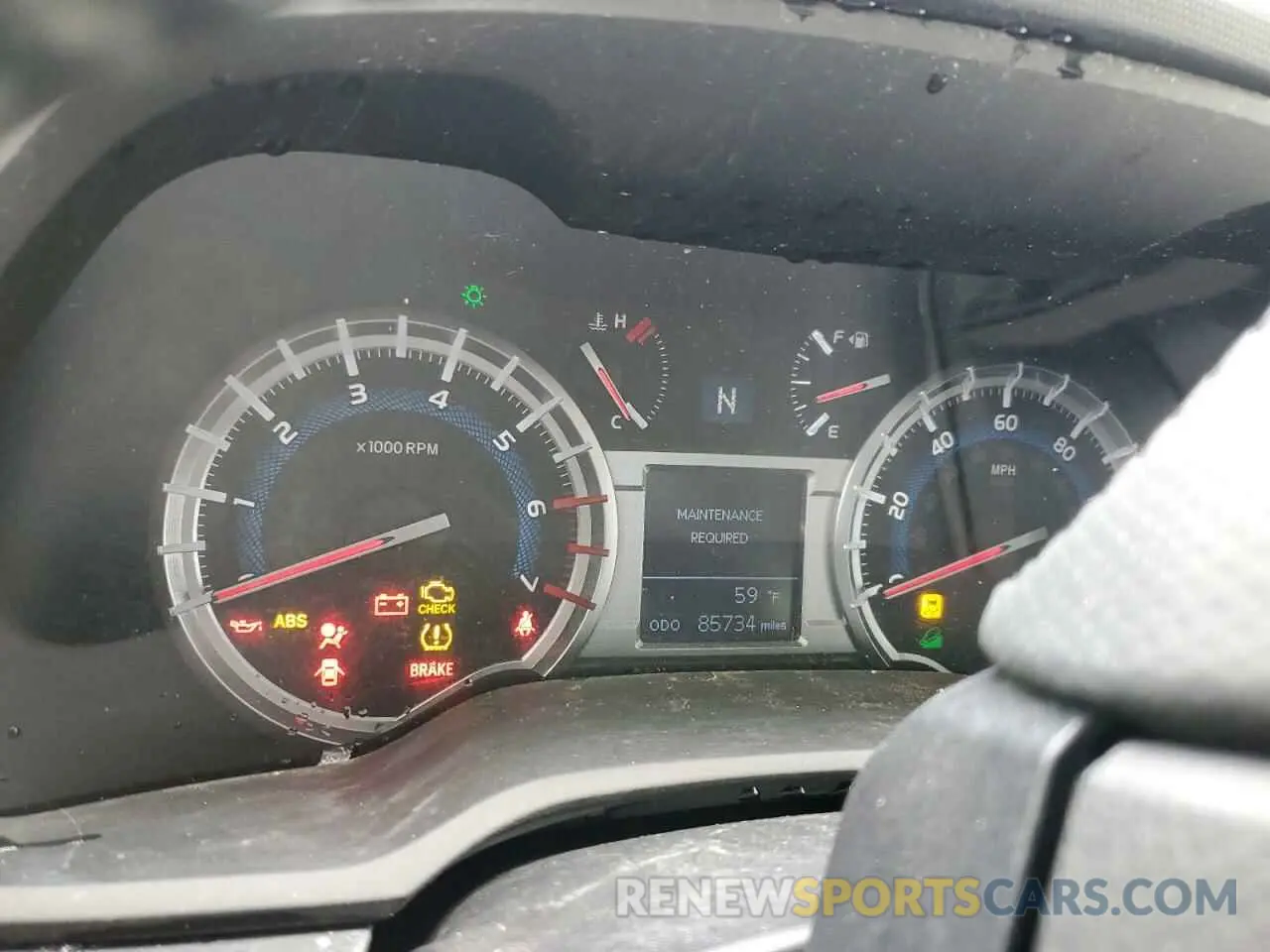 9 Photograph of a damaged car JTEBU5JR1K5636709 TOYOTA 4RUNNER 2019