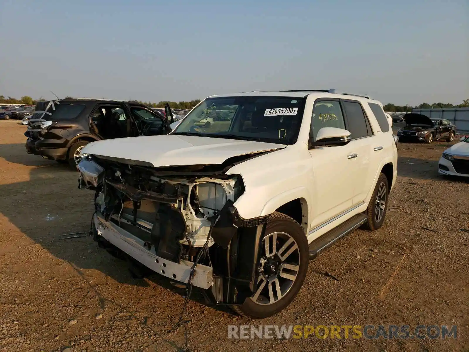 2 Photograph of a damaged car JTEBU5JR1K5646690 TOYOTA 4RUNNER 2019