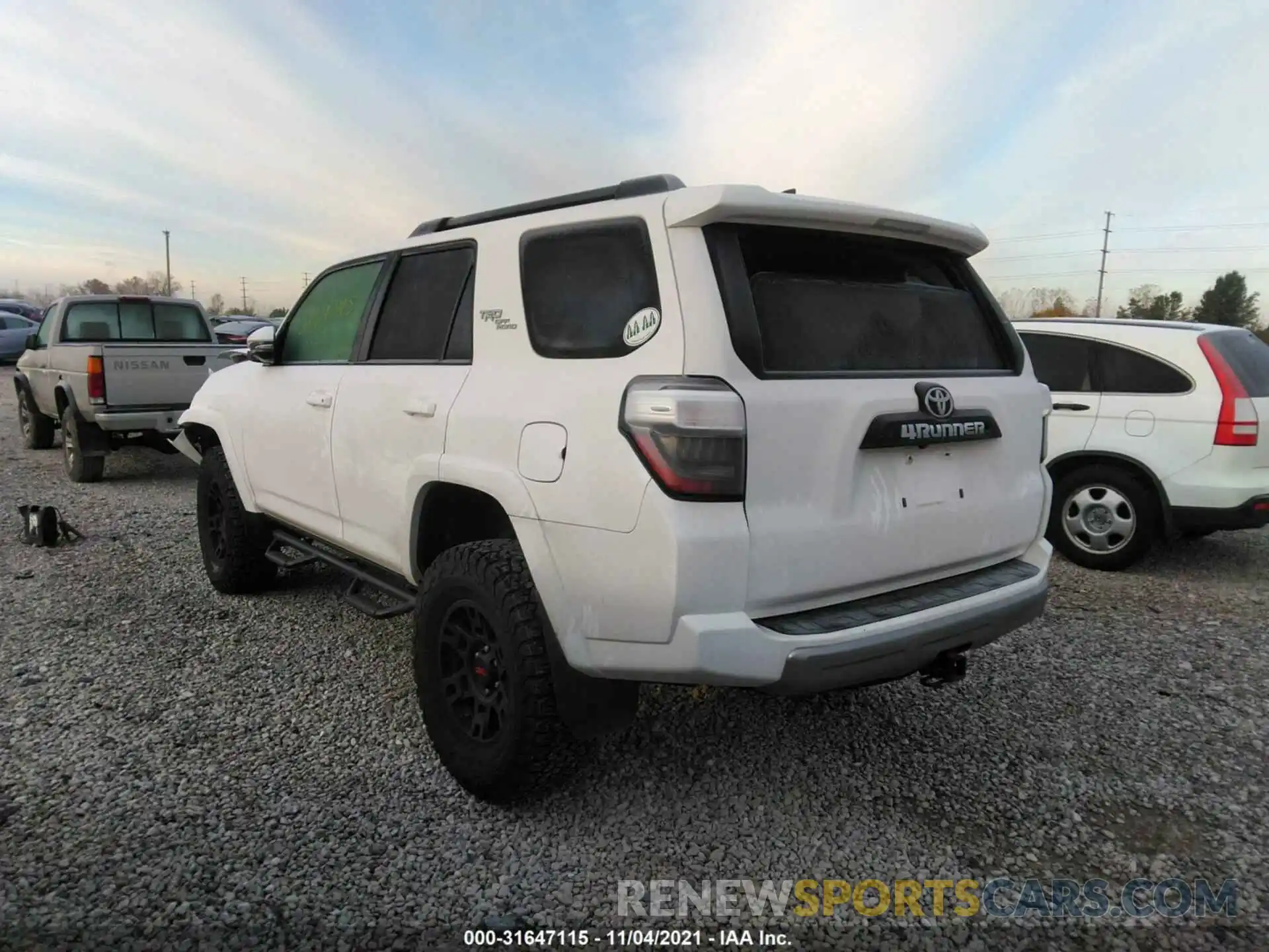 3 Photograph of a damaged car JTEBU5JR1K5652411 TOYOTA 4RUNNER 2019