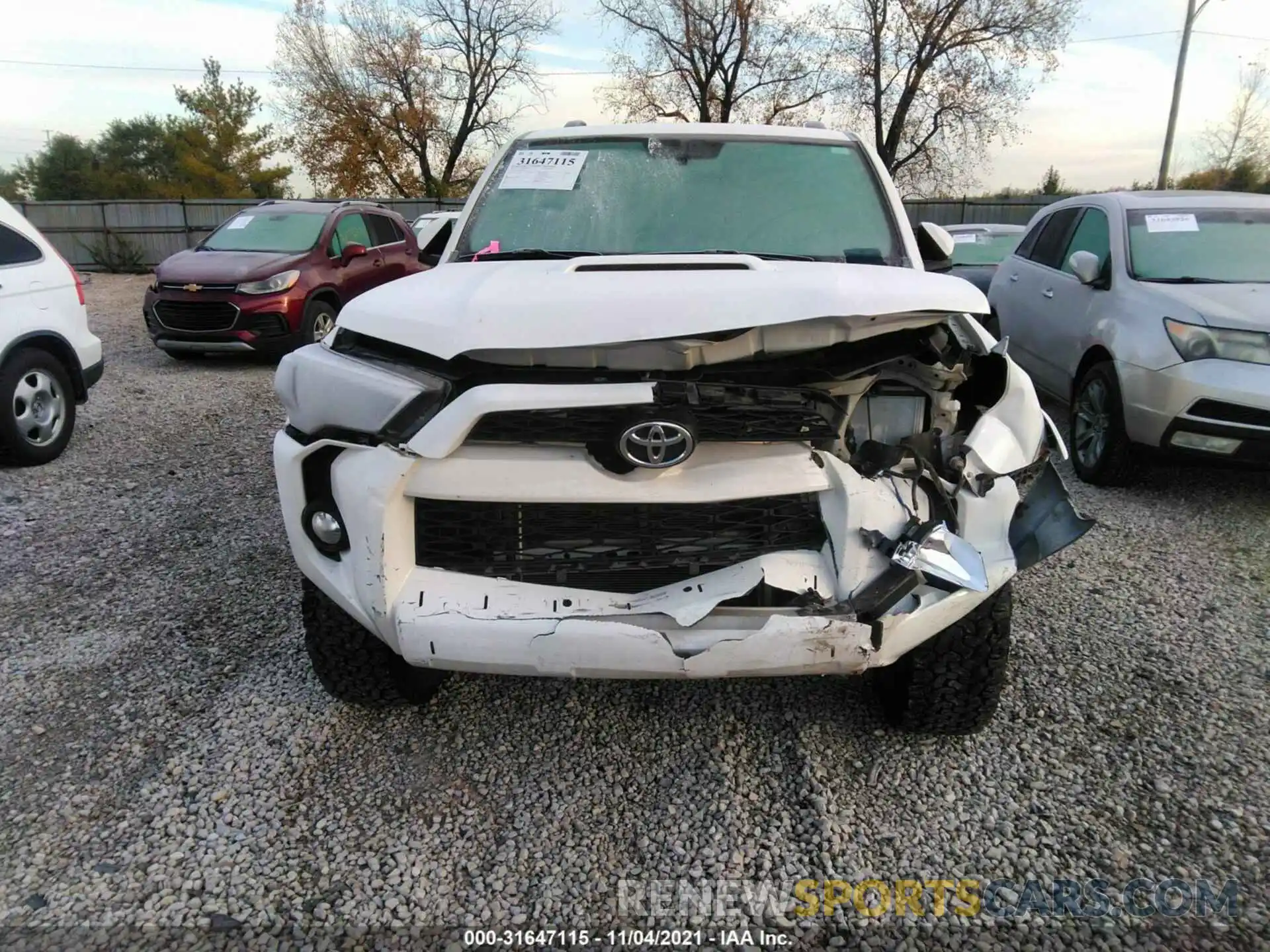 6 Photograph of a damaged car JTEBU5JR1K5652411 TOYOTA 4RUNNER 2019