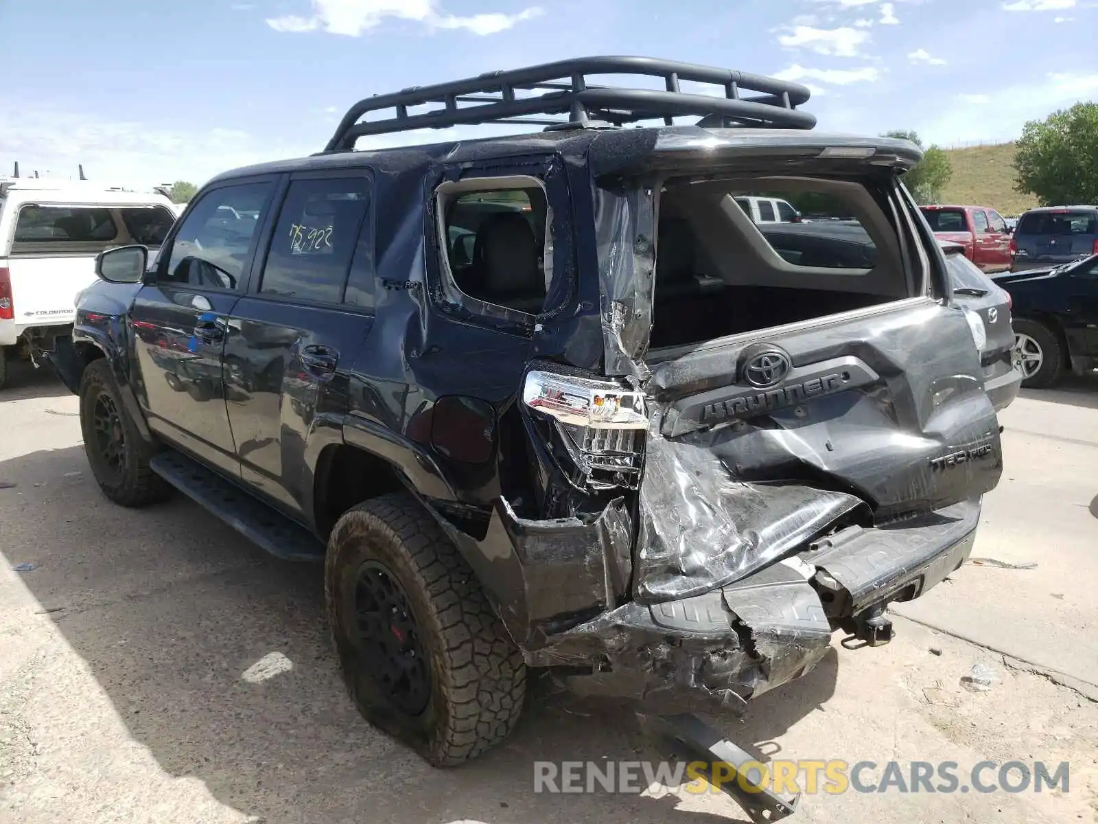 3 Photograph of a damaged car JTEBU5JR1K5663151 TOYOTA 4RUNNER 2019