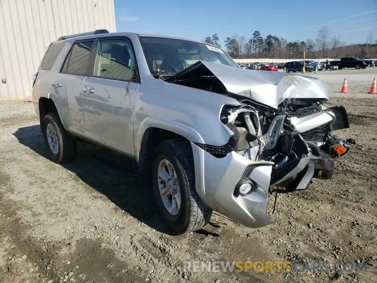 1 Photograph of a damaged car JTEBU5JR1K5663778 TOYOTA 4RUNNER 2019