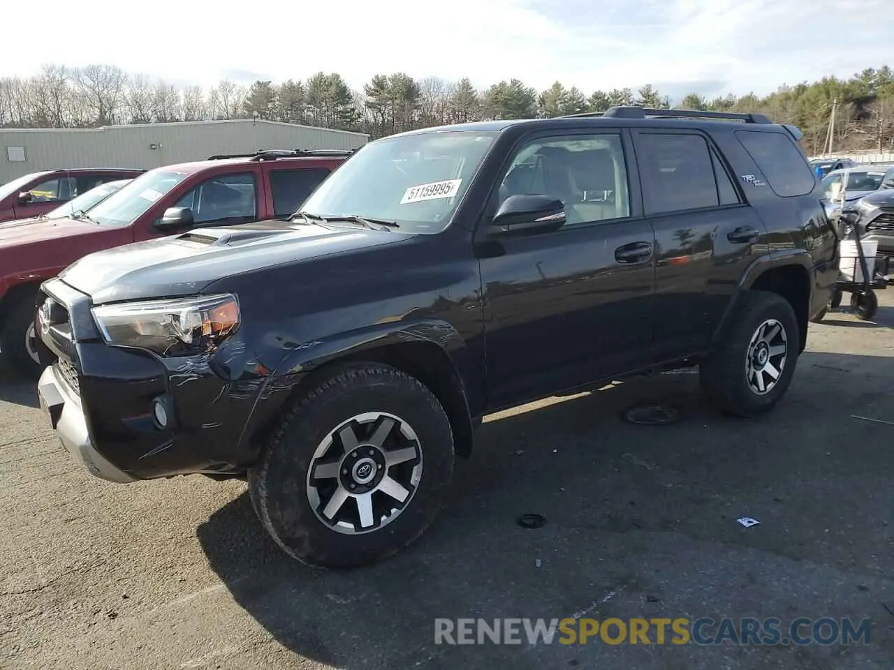 1 Photograph of a damaged car JTEBU5JR1K5675350 TOYOTA 4RUNNER 2019