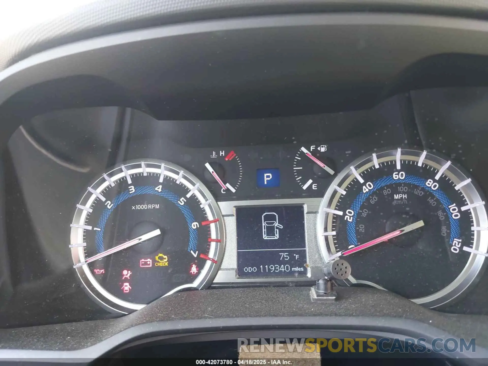7 Photograph of a damaged car JTEBU5JR1K5676725 TOYOTA 4RUNNER 2019