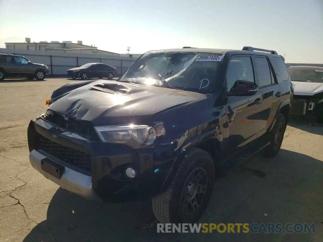 2 Photograph of a damaged car JTEBU5JR1K5690236 TOYOTA 4RUNNER 2019