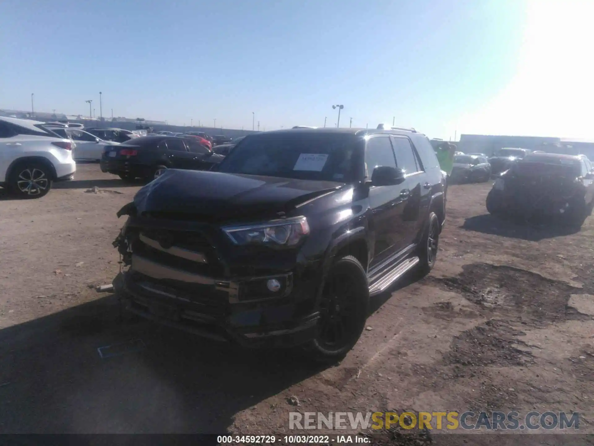 2 Photograph of a damaged car JTEBU5JR1K5703311 TOYOTA 4RUNNER 2019