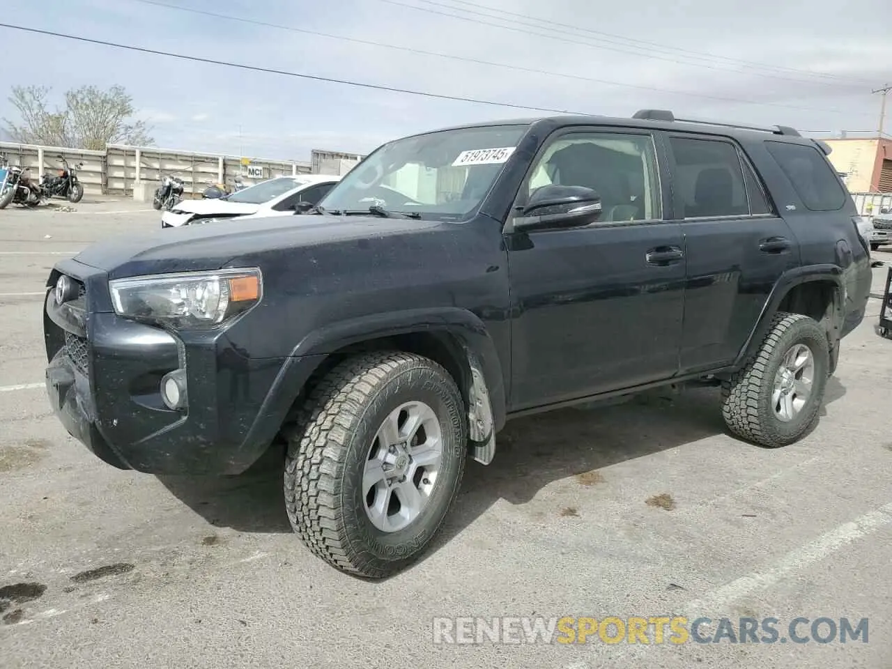 1 Photograph of a damaged car JTEBU5JR1K5703339 TOYOTA 4RUNNER 2019