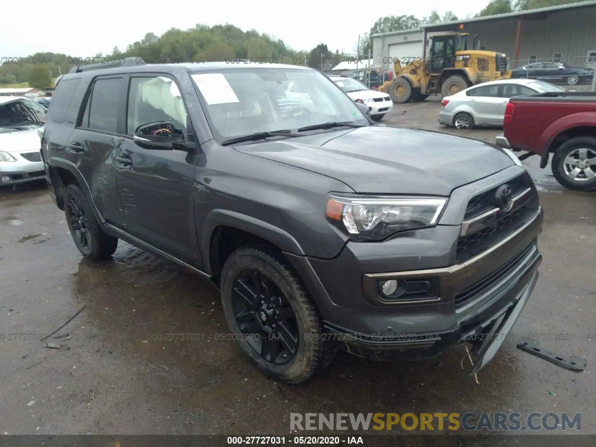 1 Photograph of a damaged car JTEBU5JR1K5705656 TOYOTA 4RUNNER 2019