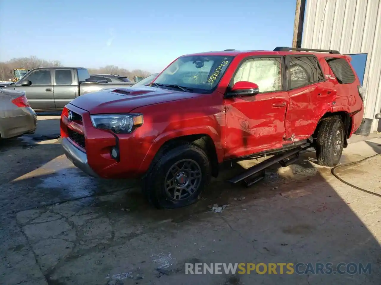 1 Photograph of a damaged car JTEBU5JR1K5718052 TOYOTA 4RUNNER 2019