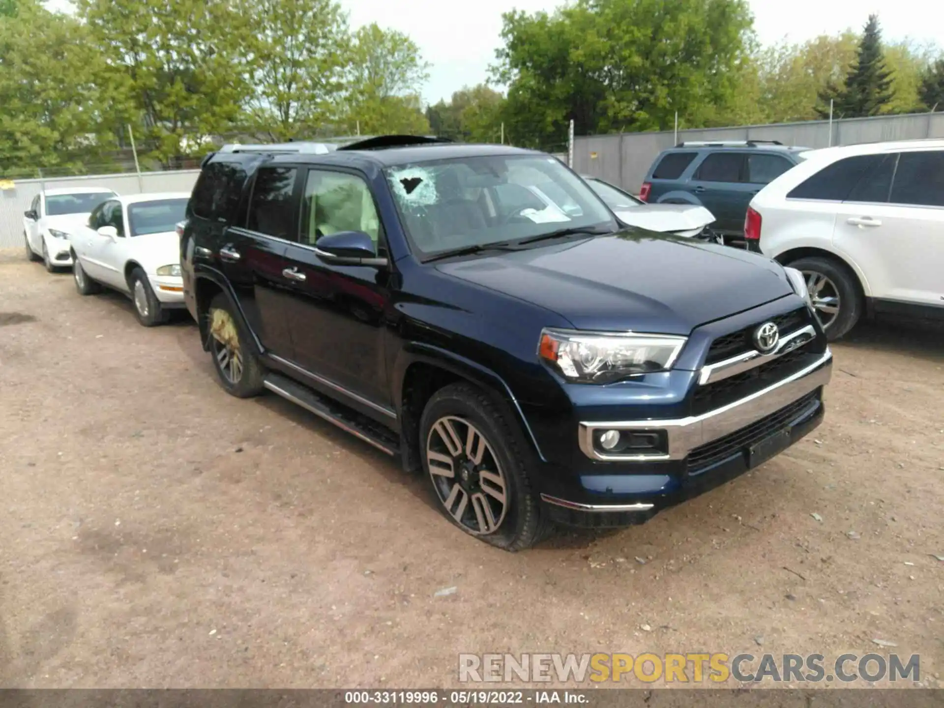 1 Photograph of a damaged car JTEBU5JR2K5620941 TOYOTA 4RUNNER 2019