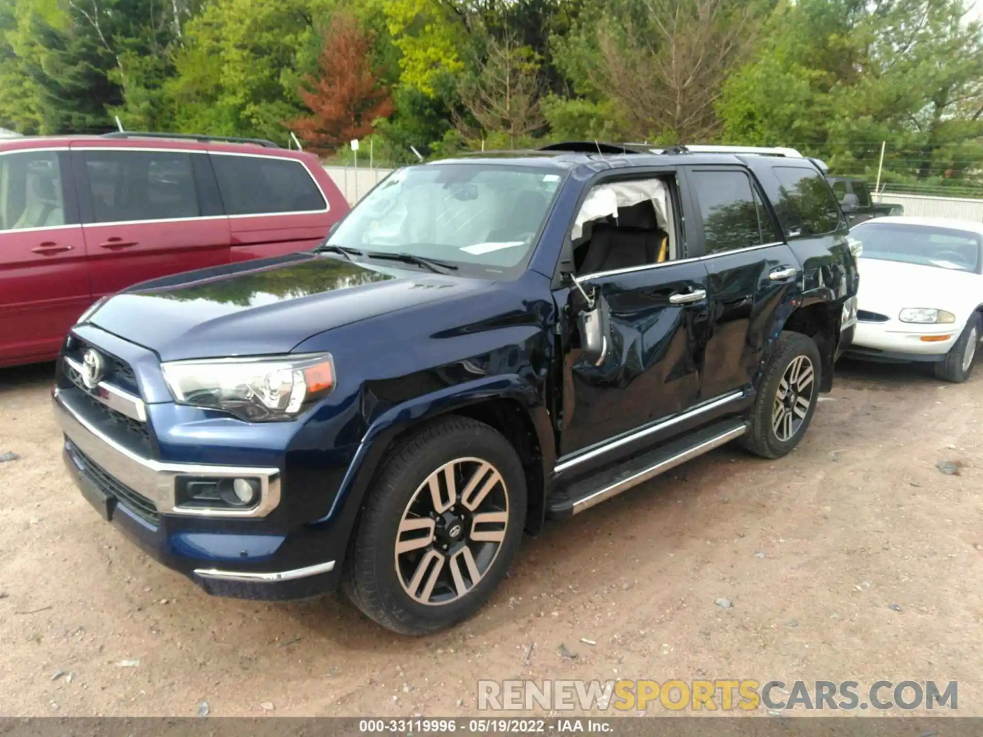 2 Photograph of a damaged car JTEBU5JR2K5620941 TOYOTA 4RUNNER 2019