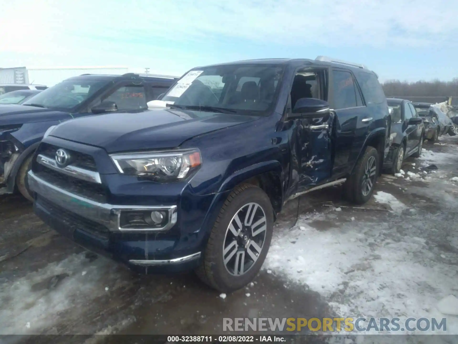 2 Photograph of a damaged car JTEBU5JR2K5631874 TOYOTA 4RUNNER 2019