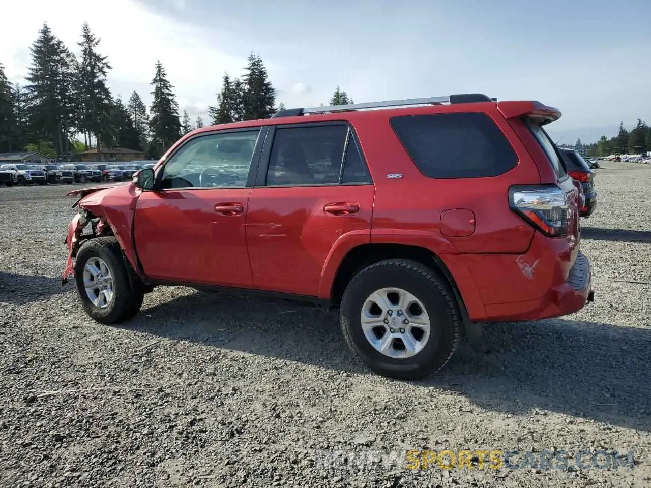 2 Photograph of a damaged car JTEBU5JR2K5633947 TOYOTA 4RUNNER 2019