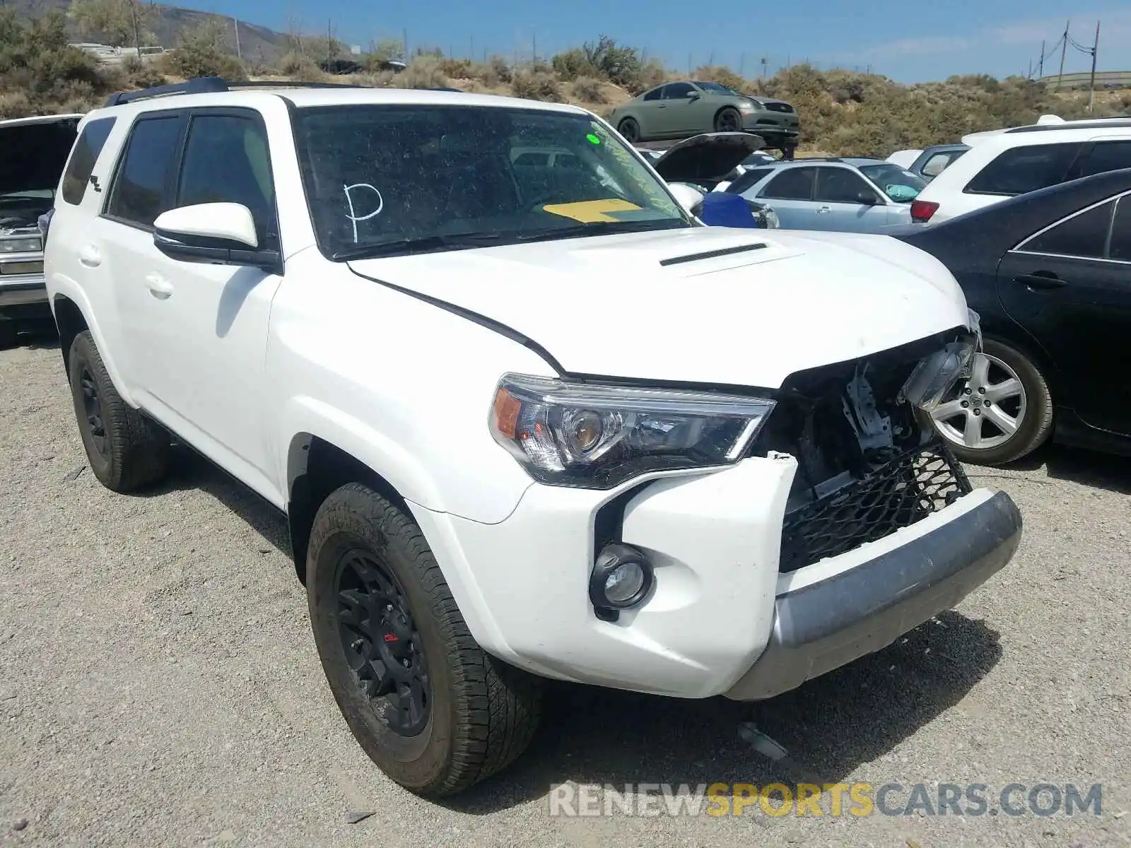 1 Photograph of a damaged car JTEBU5JR2K5642373 TOYOTA 4RUNNER 2019