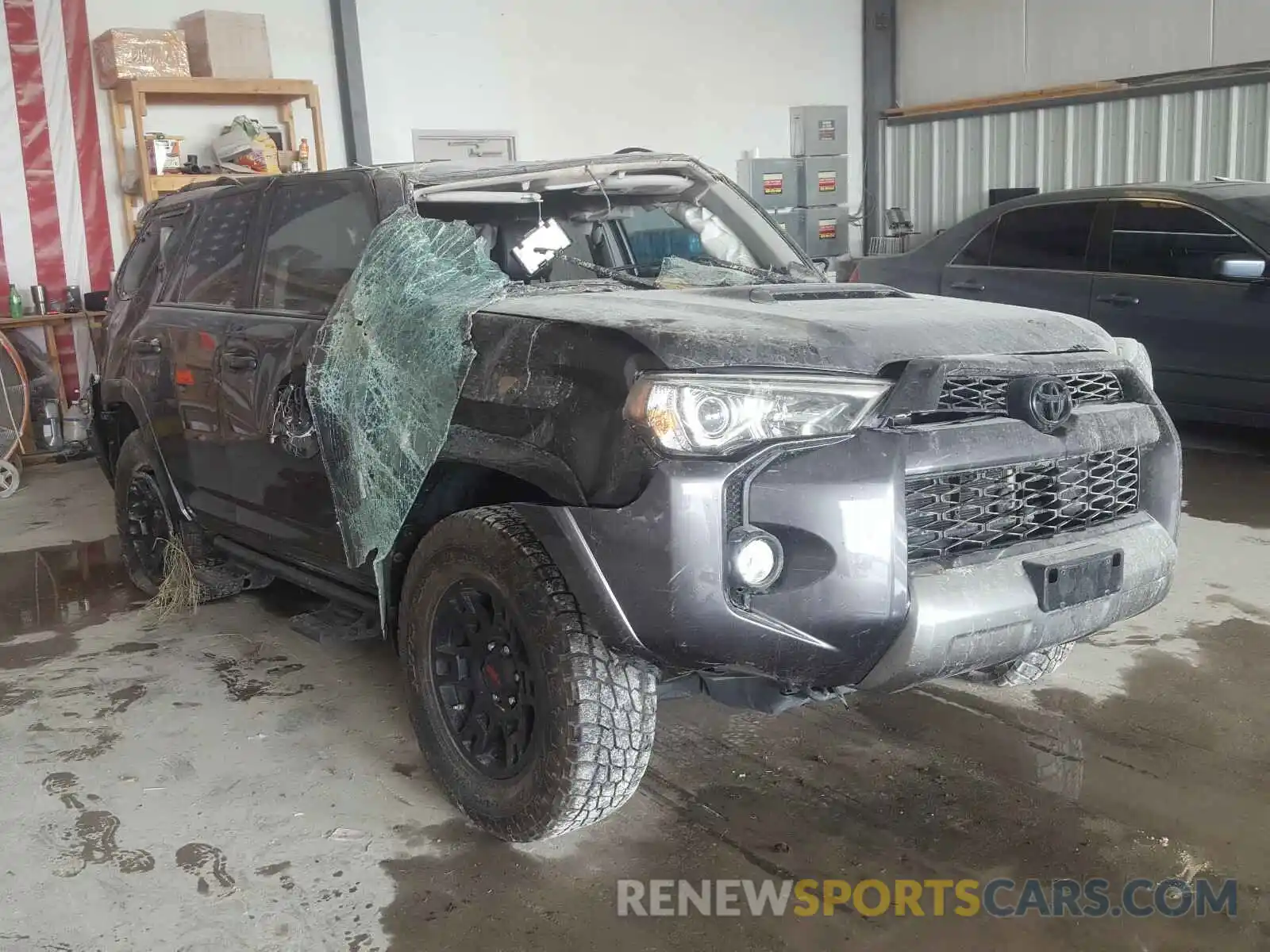 1 Photograph of a damaged car JTEBU5JR2K5648481 TOYOTA 4RUNNER 2019